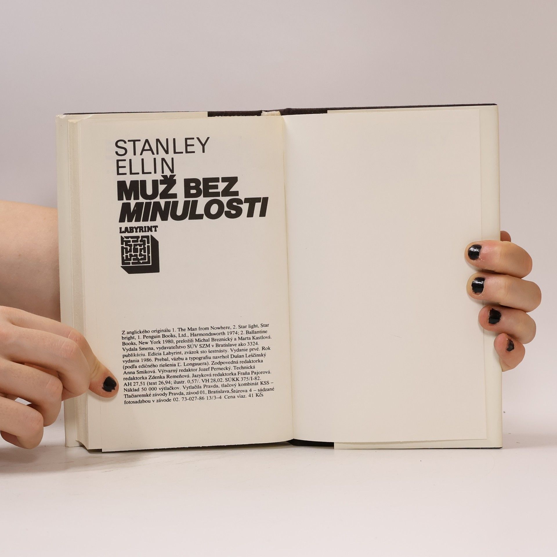 Stanley Ellin Muž bez minulosti