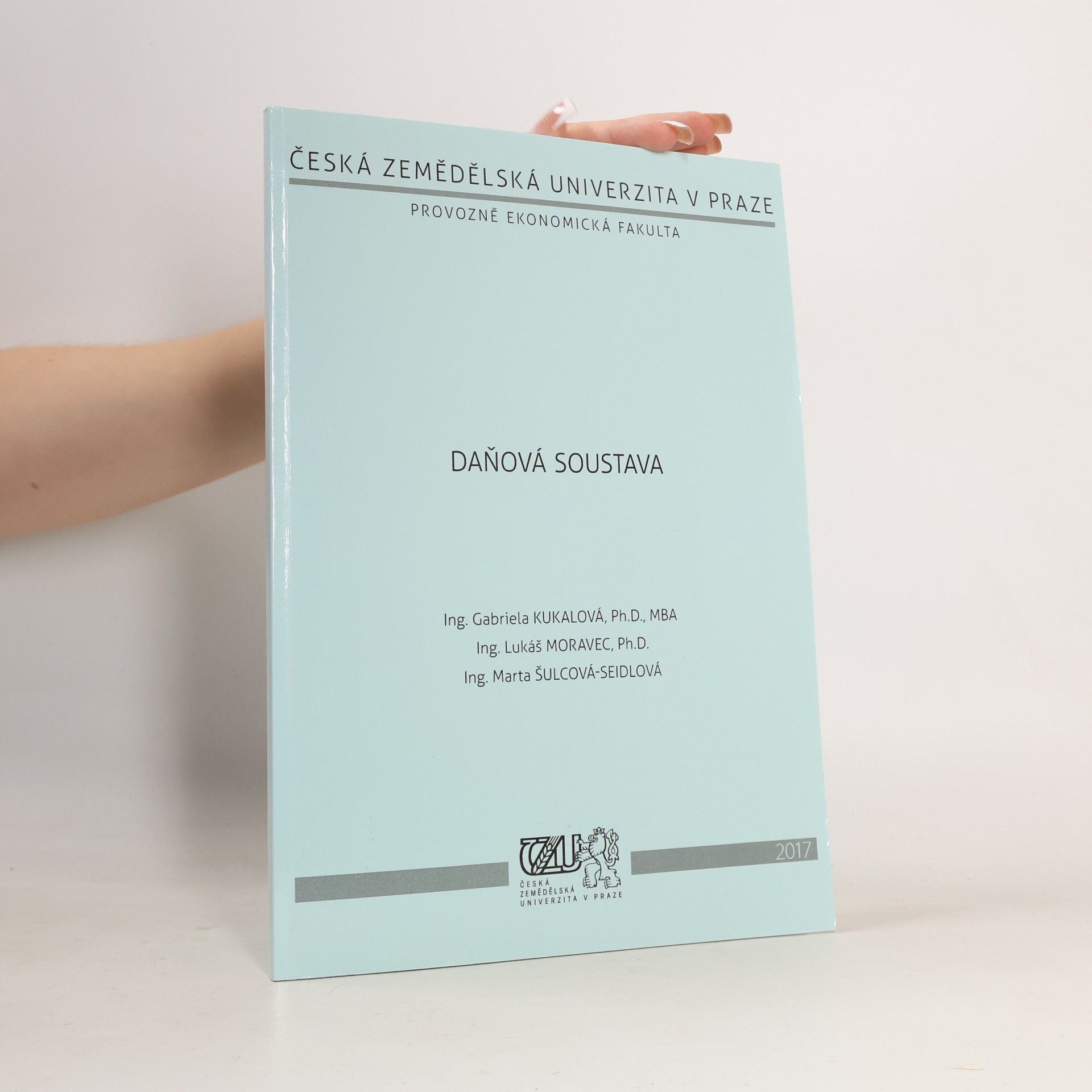 Marta Šulcová-Seidlová Daňová soustava