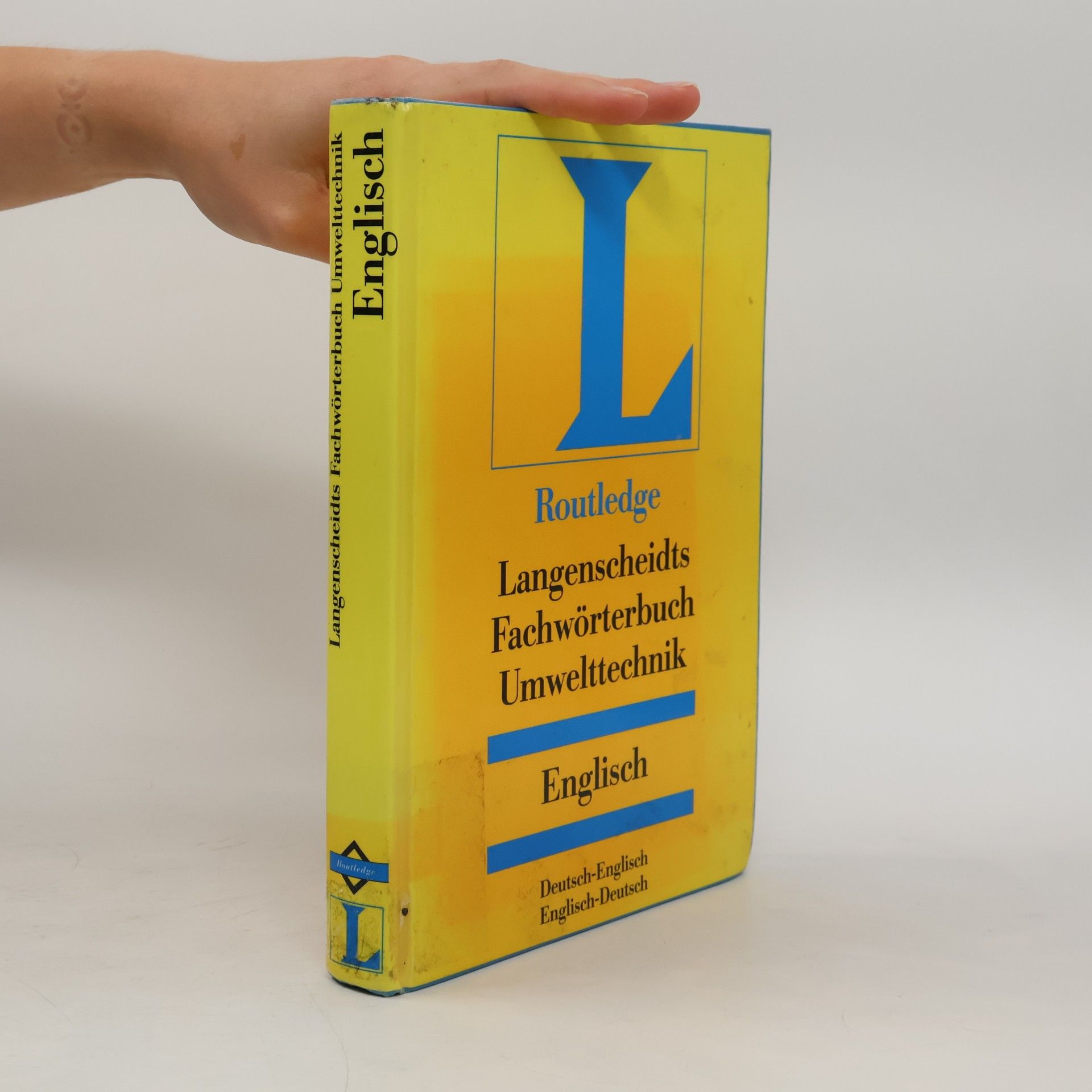 Jan C. Bongaerts Routledge Langenscheidts Fachwörterbuch Umwelttechnik