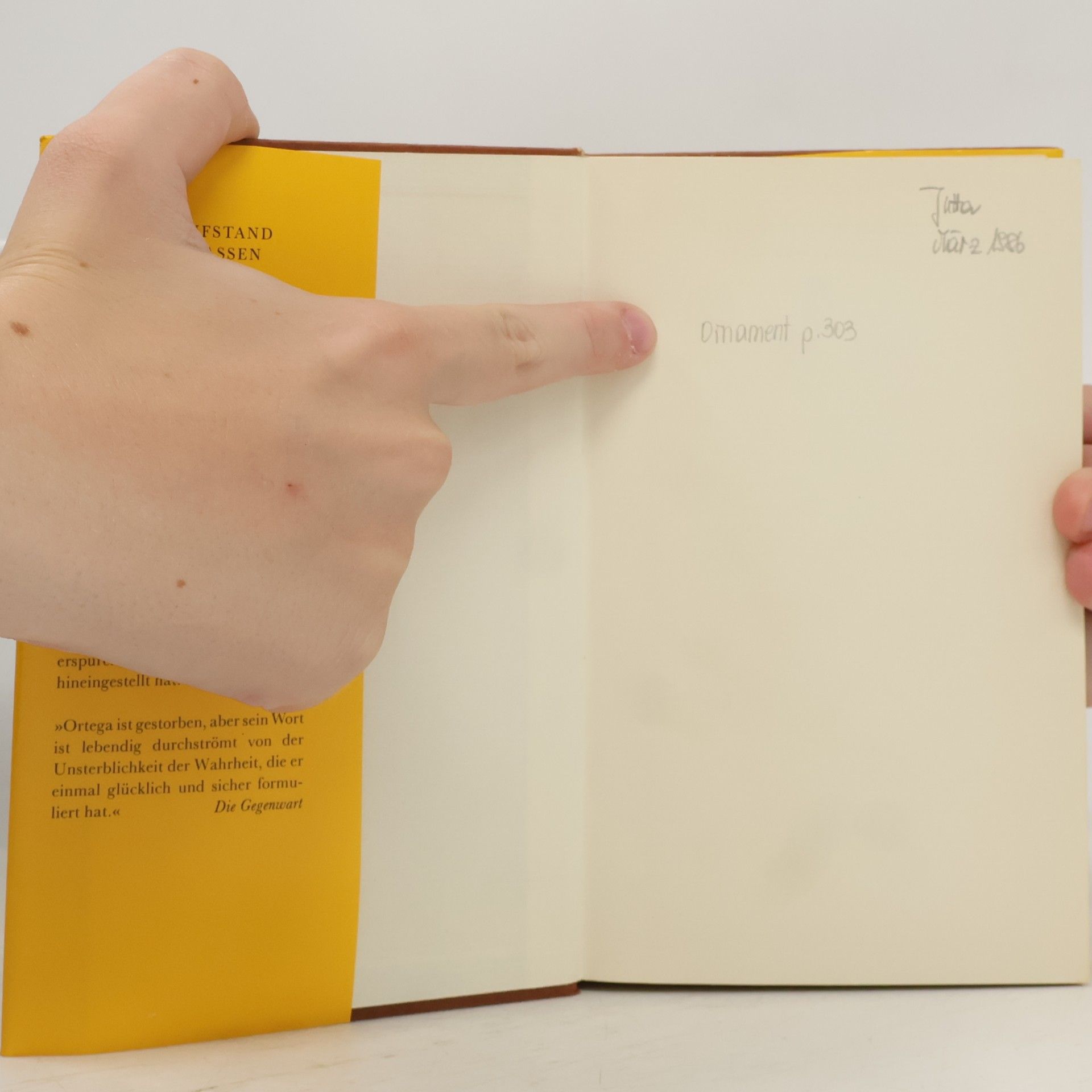 José Ortega y Gasset Die Hauptwerke