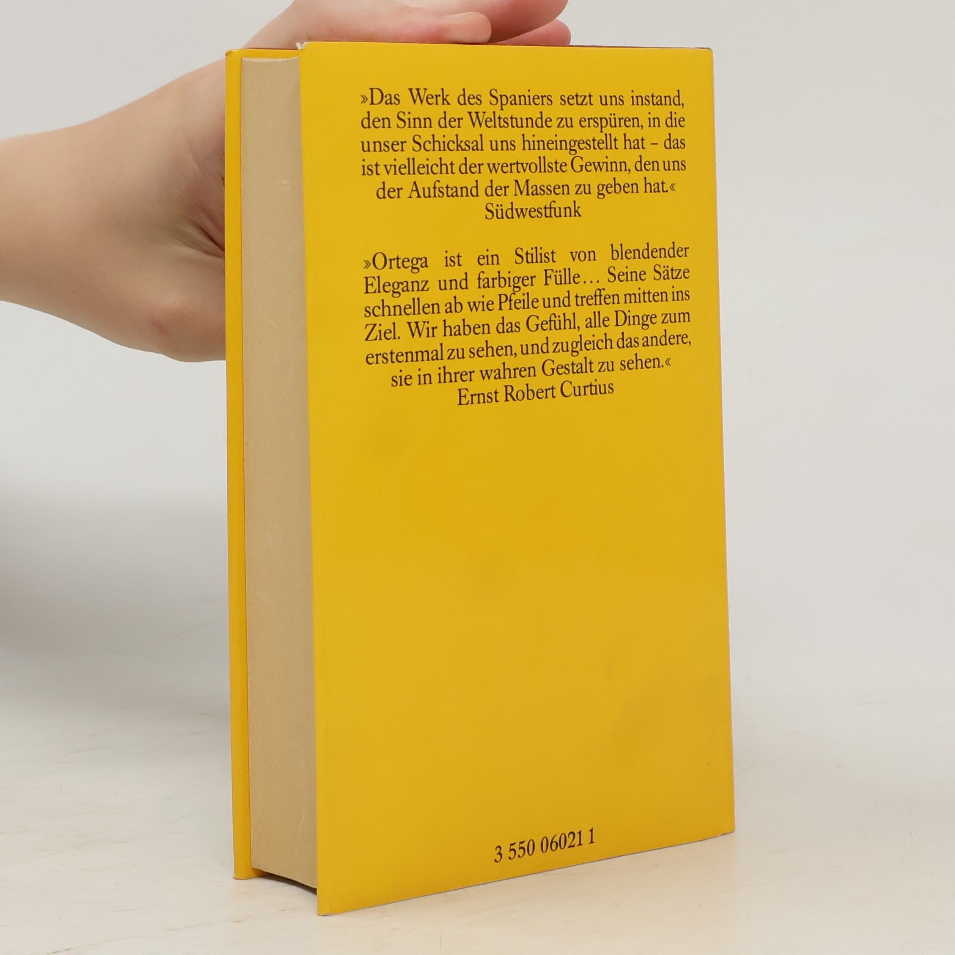 José Ortega y Gasset Die Hauptwerke