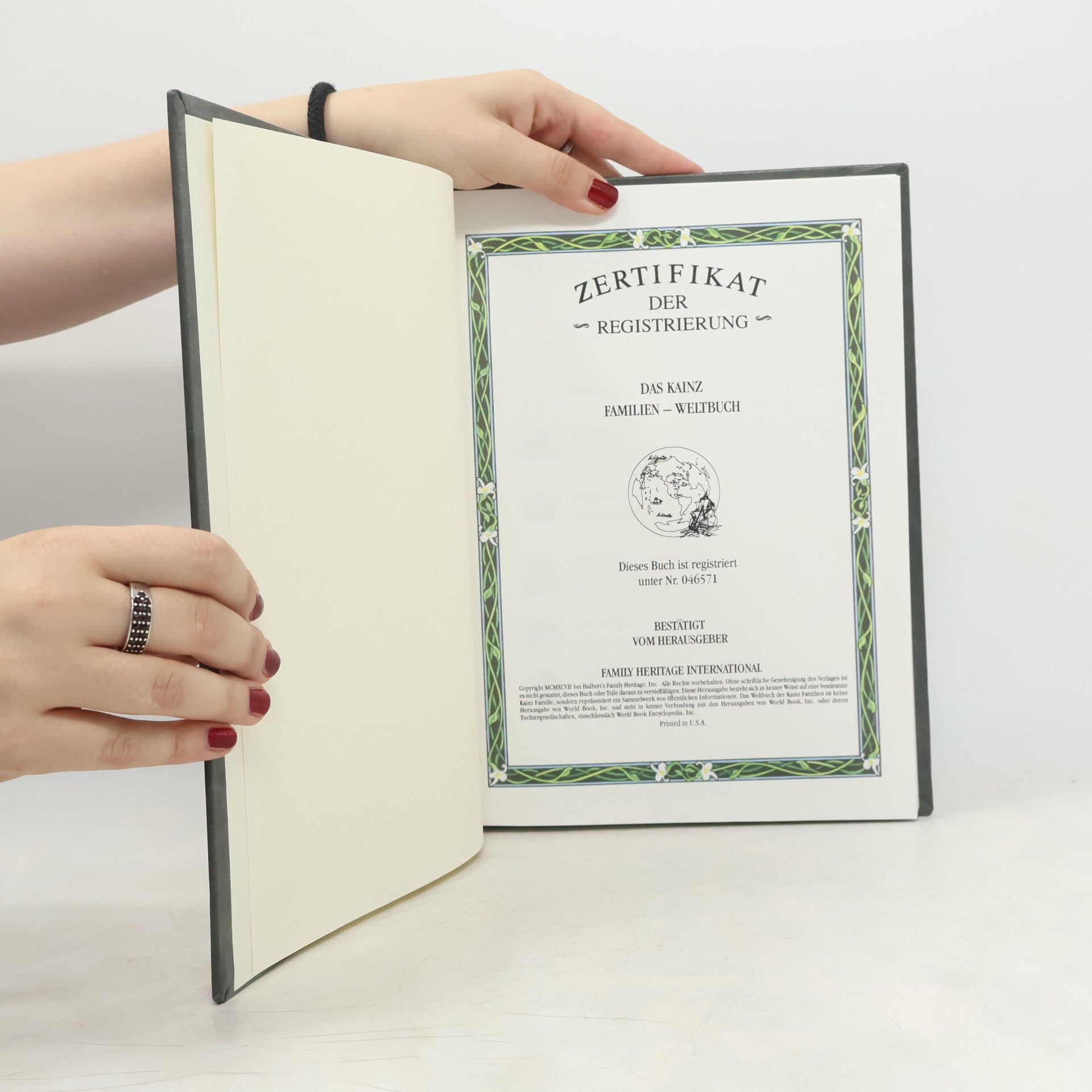 Various authors Das Kainz Familien. Weltbuch