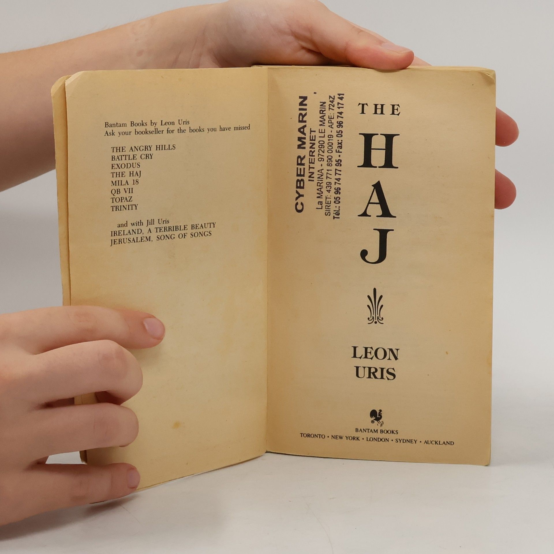 Leon Uris The Haj