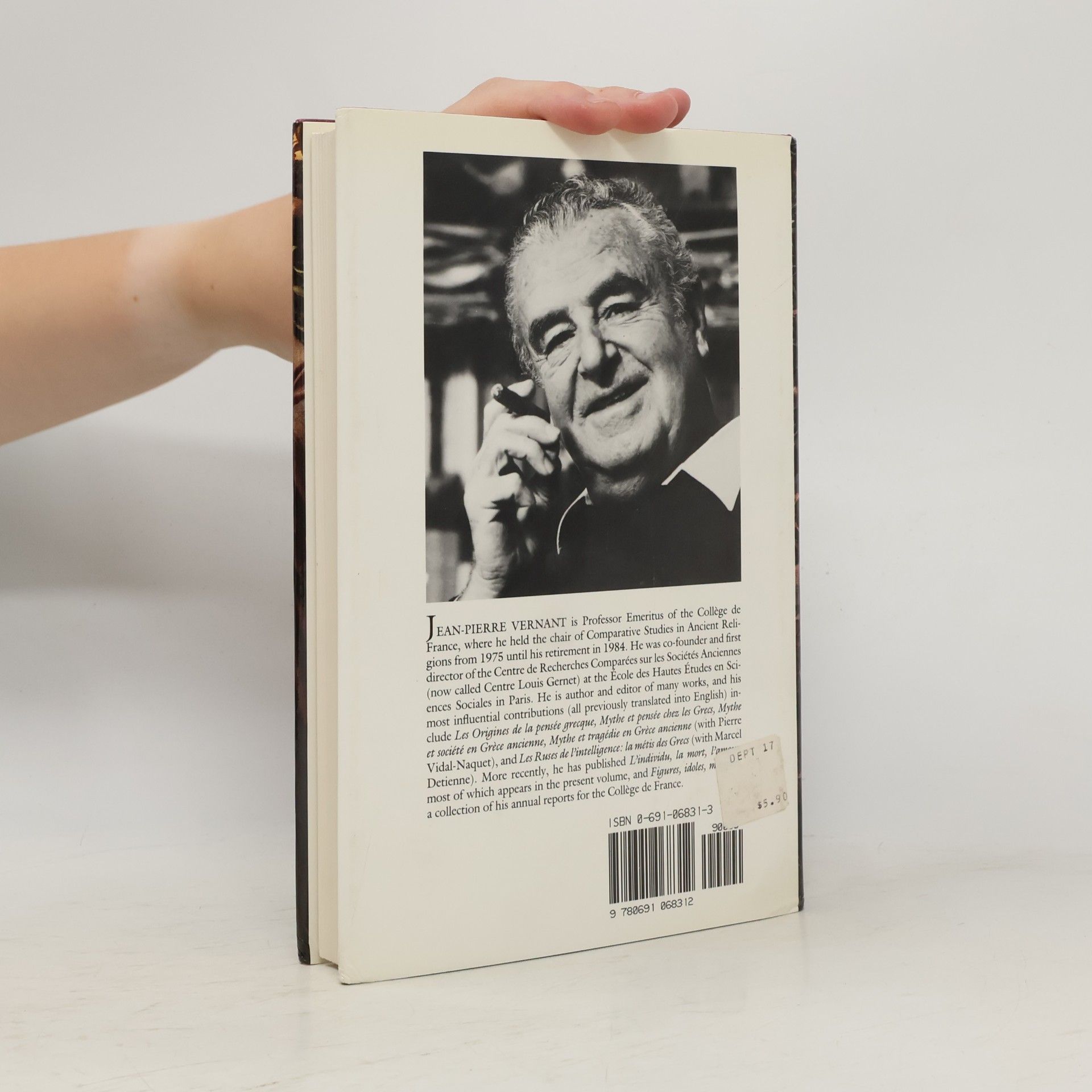 Jean Pierre Vernant Mortals and Immortals
