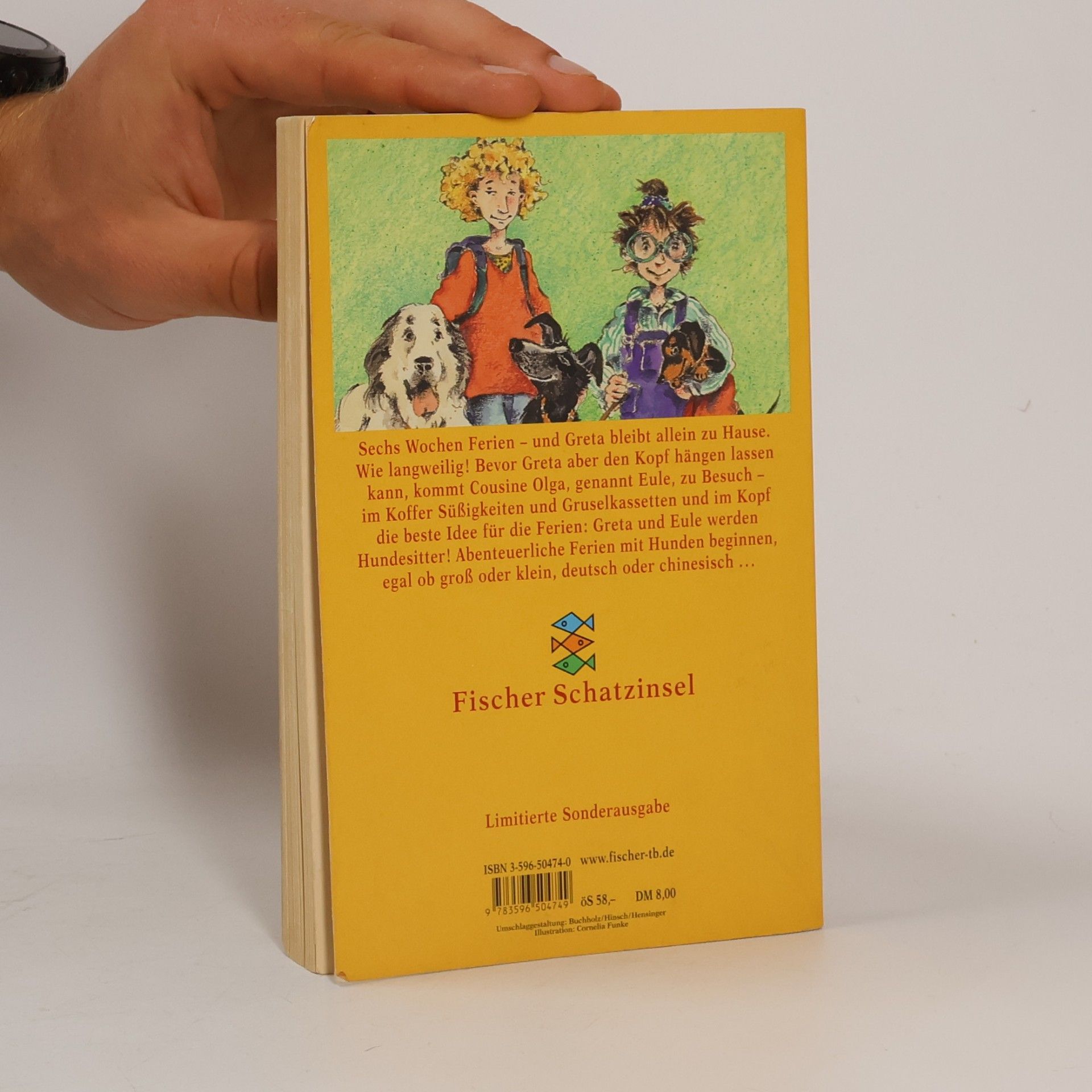 Cornelia Funke Greta und Eule, Hundesitter. Sonderausgabe.