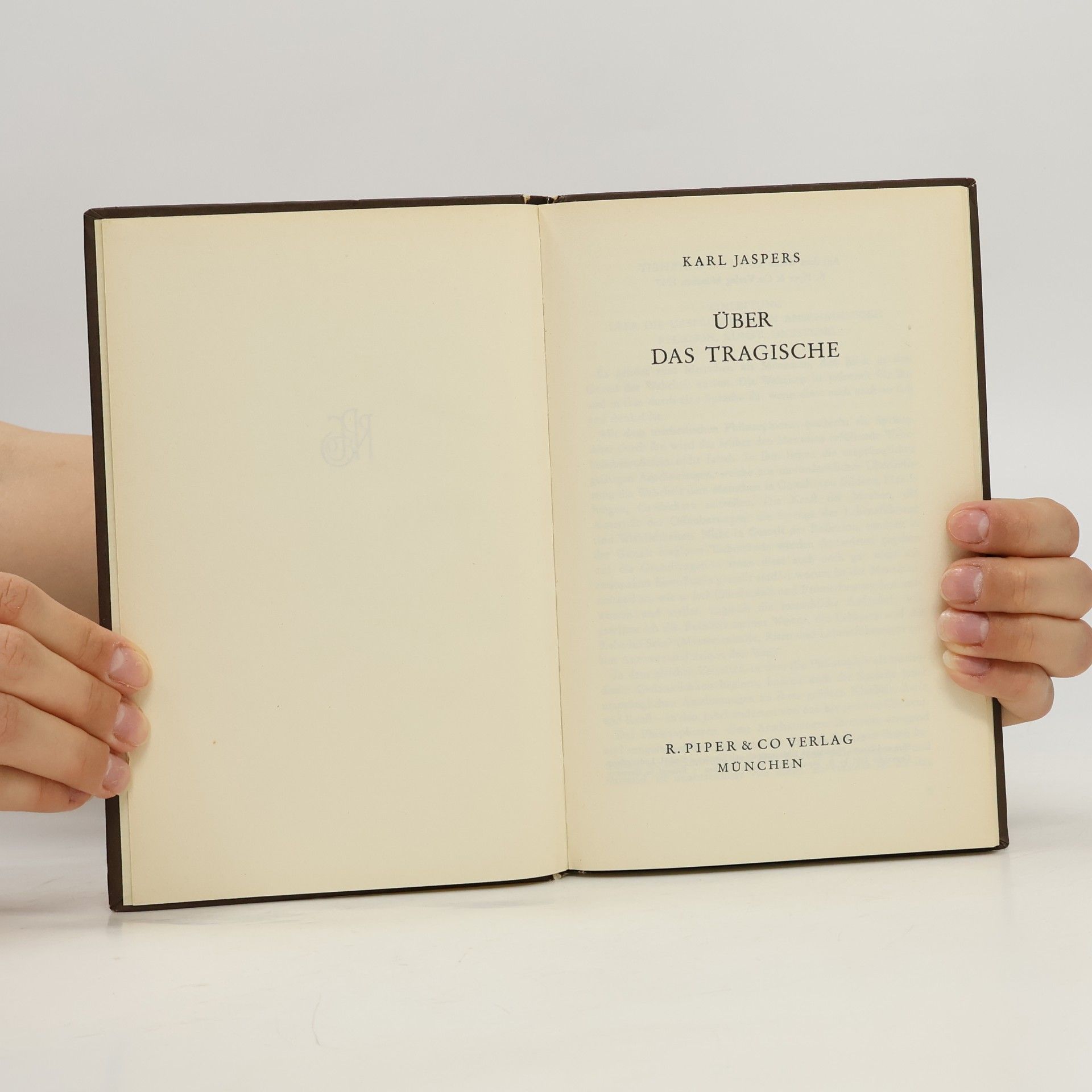 Karl Jaspers Über das Tragische