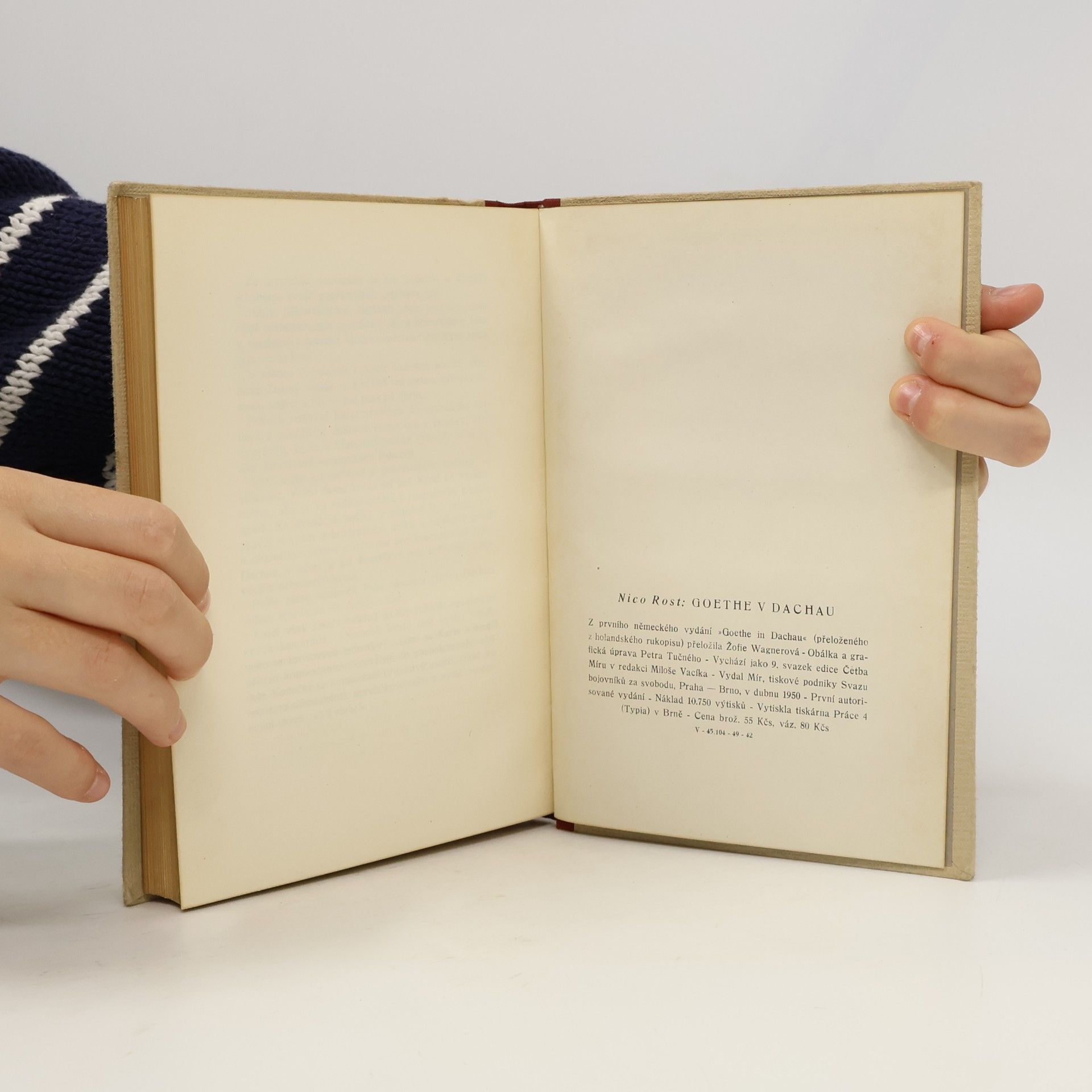 Nico Rost Goethe v Dachau
