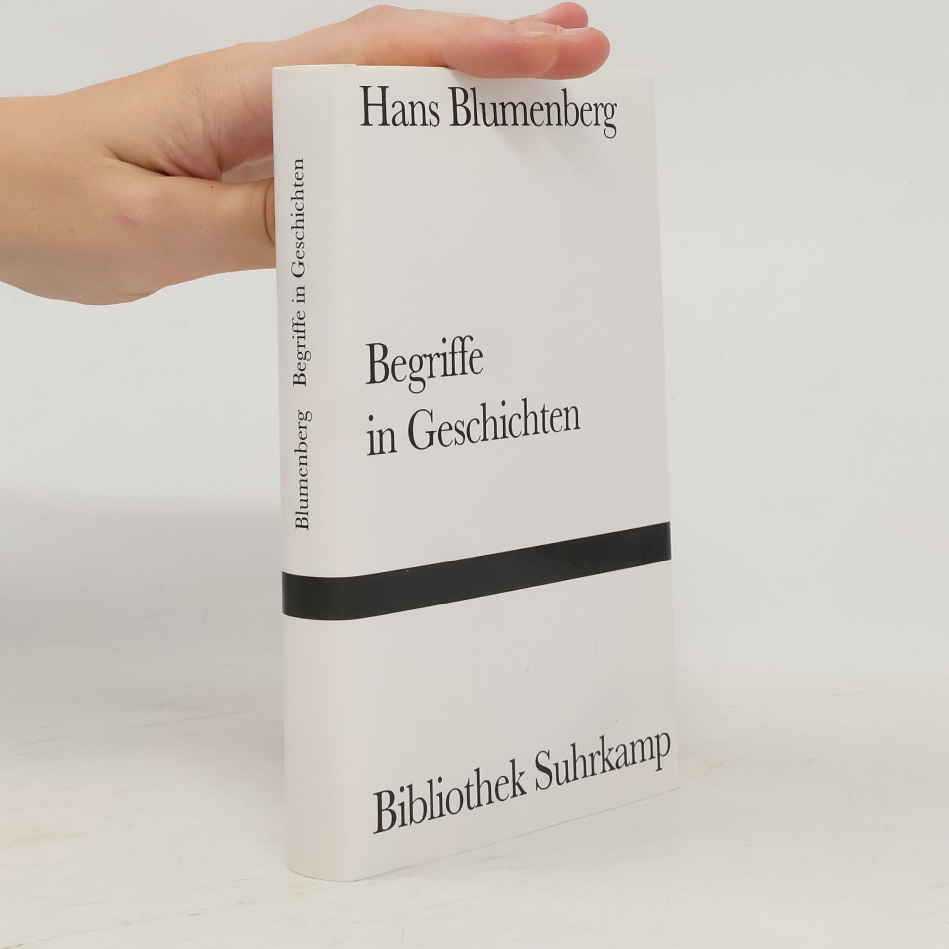 Hans Blumenberg Begriffe in Geschichten