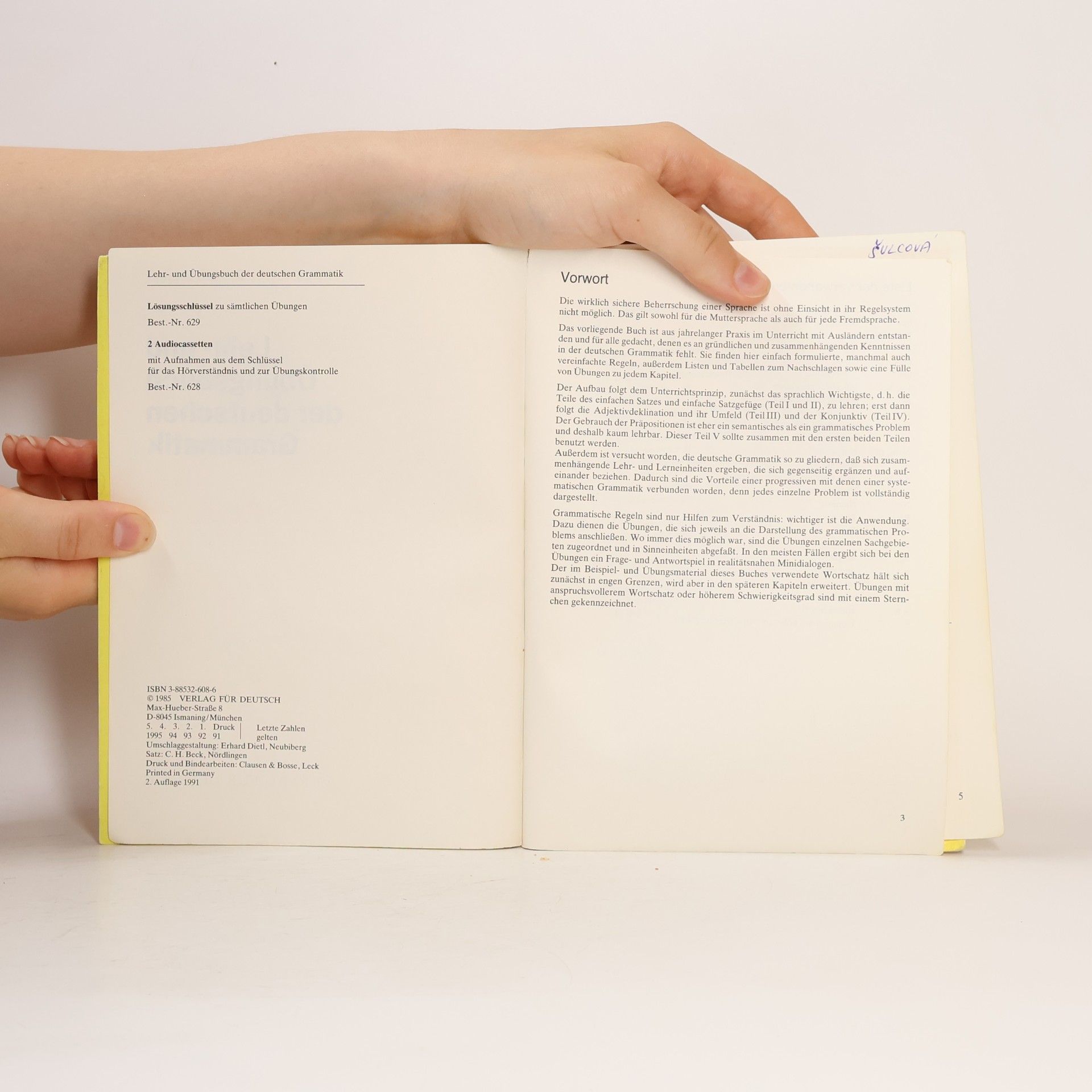 H Dreyer Lehr- und Übungsbuch der deutschen Grammatik, Lehr- und Übungsbuch