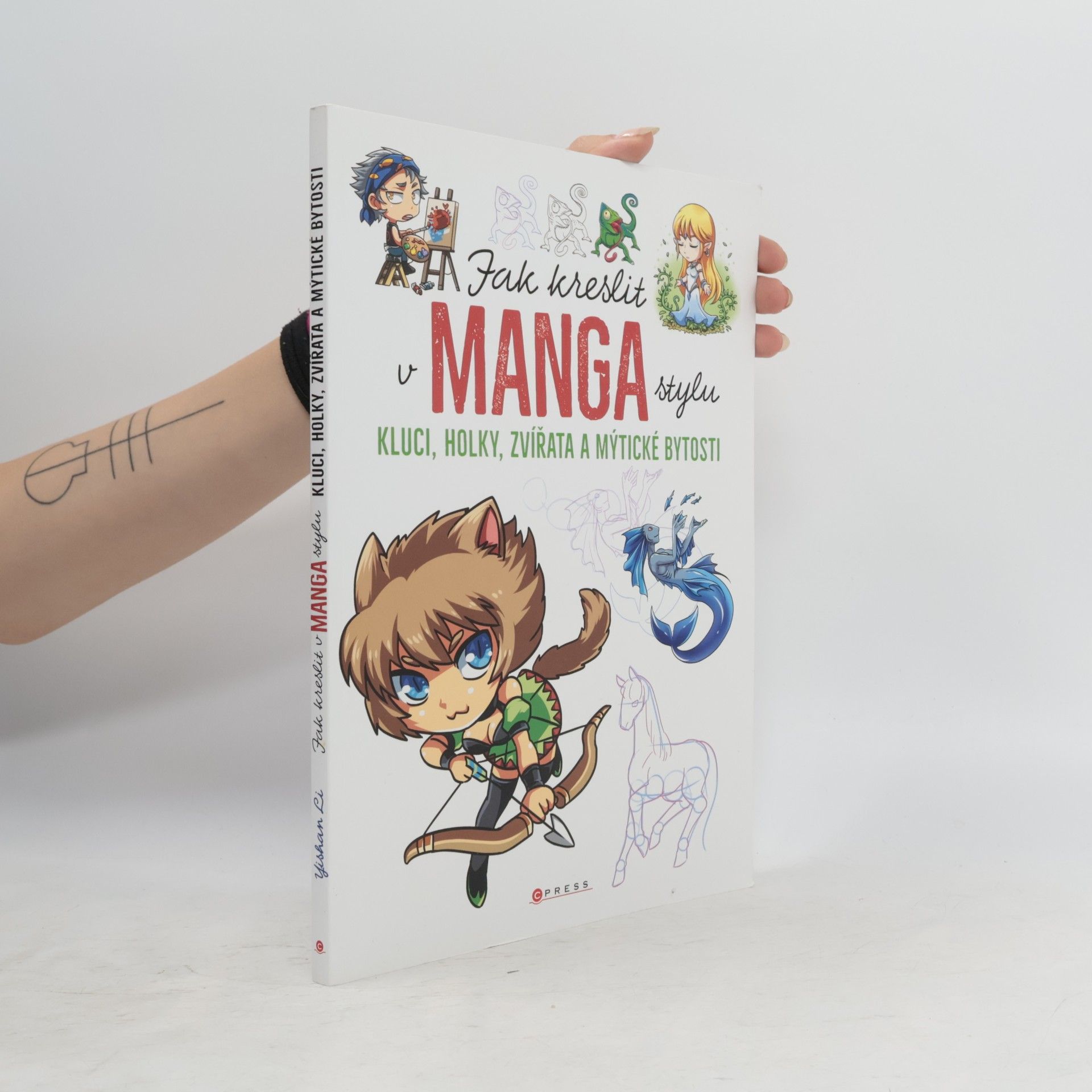 Yishan Li Jak kreslit v manga stylu: Kluci, holky, zvířata a mýtické bytosti