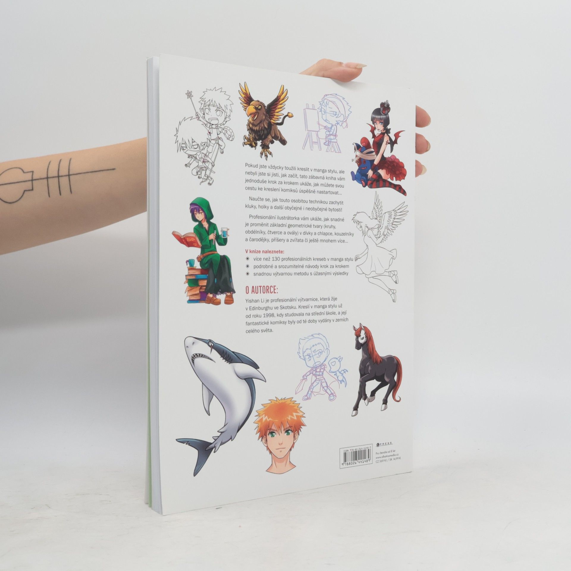 Yishan Li Jak kreslit v manga stylu: Kluci, holky, zvířata a mýtické bytosti