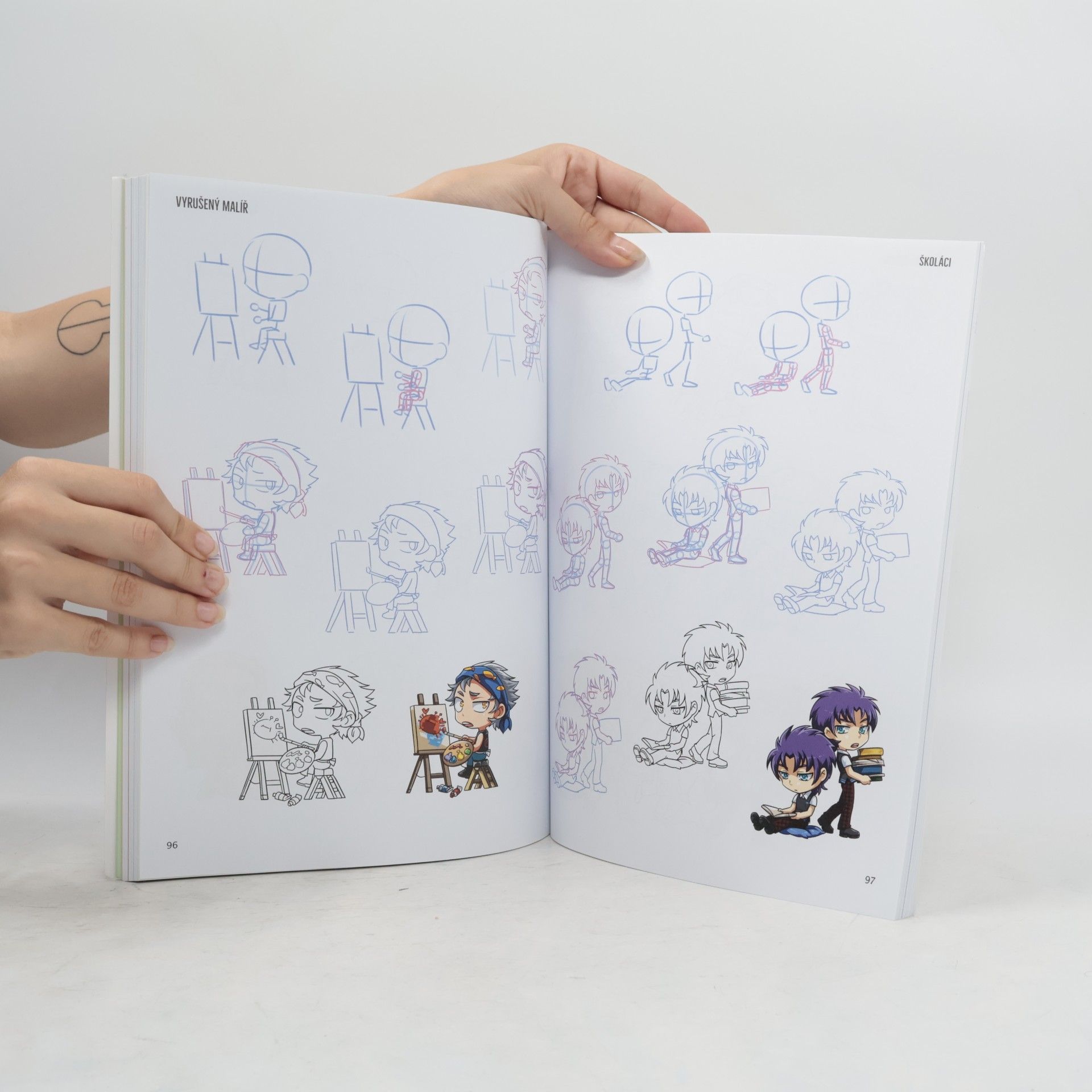 Yishan Li Jak kreslit v manga stylu: Kluci, holky, zvířata a mýtické bytosti