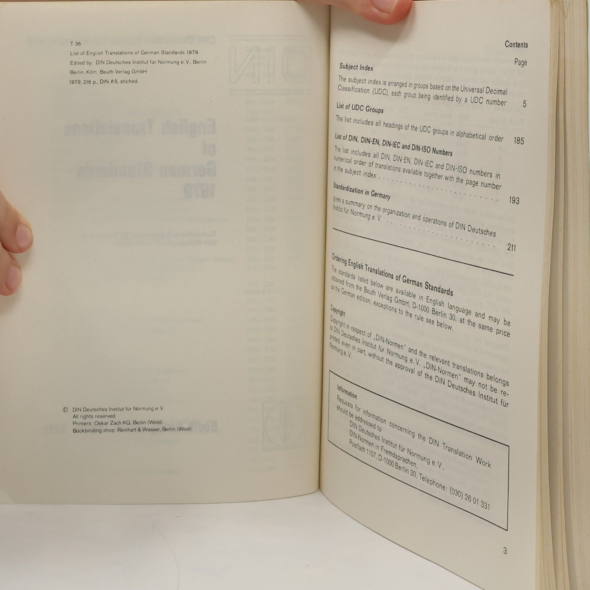 Kolektiv autorů English Translations of German Standards 1979