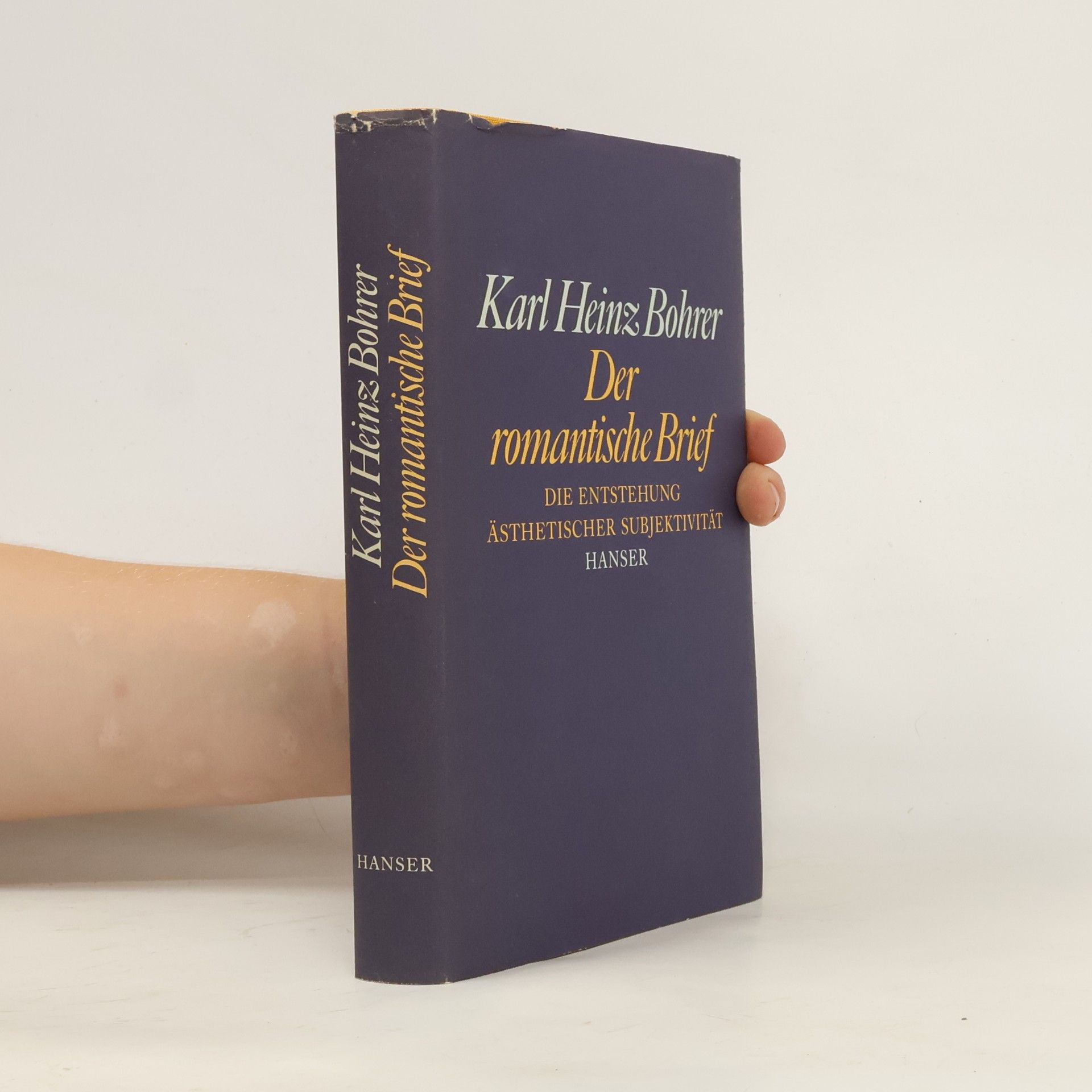 Karl Heinz Bohrer Der romantische Brief
