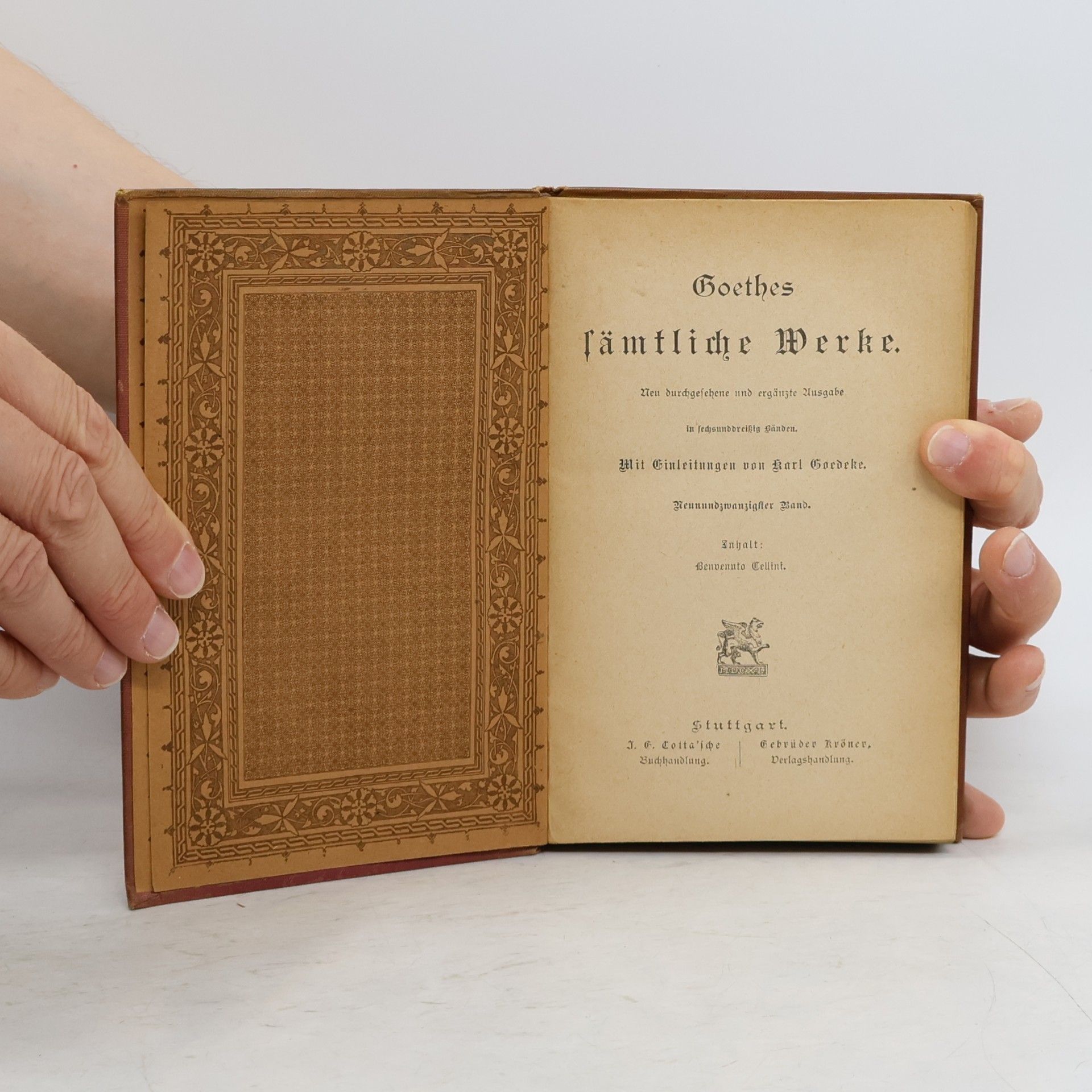 Johann Wolfgang von Goethe Goethes sämtliche Werke 24
