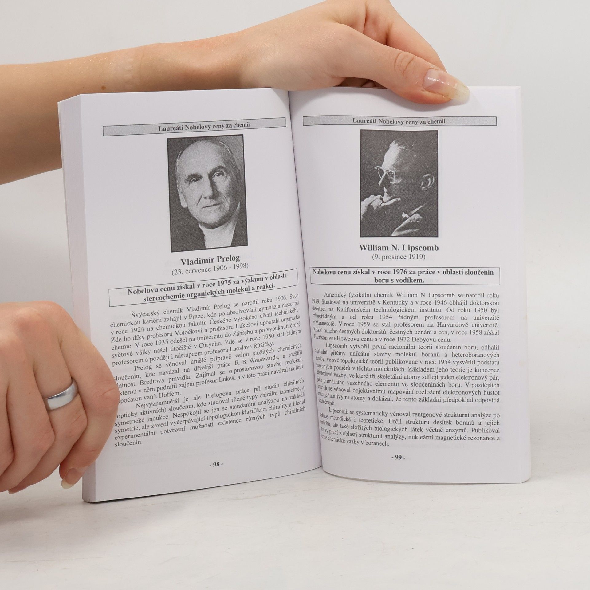 Robert Weinlich Laureáti Nobelovy ceny za chemii