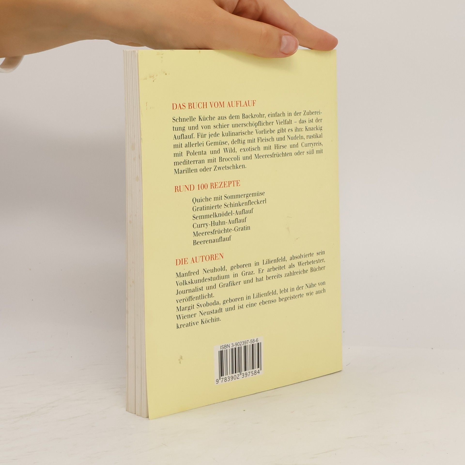Manfred Neuhold Das Buch vom Auflauf