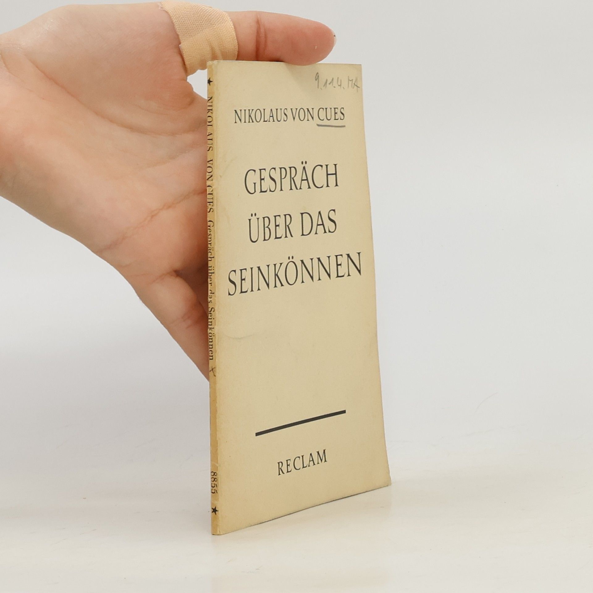 Nicolaus von Cues Gespräch über das Seinkönnen