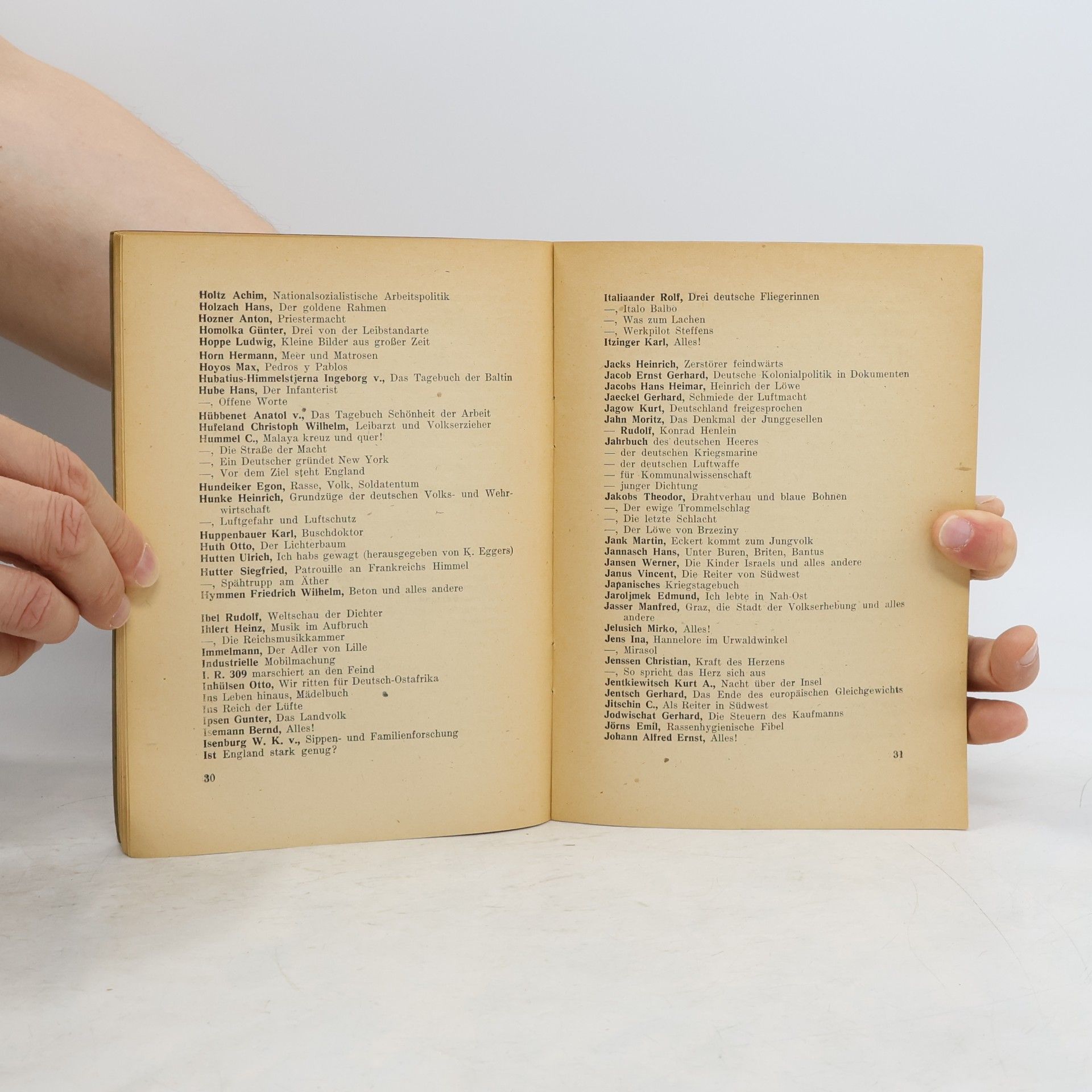 kolektiv Liste der gesperrten Autoren und Bücher, massgeblich für Buchhandel und Büchereien.