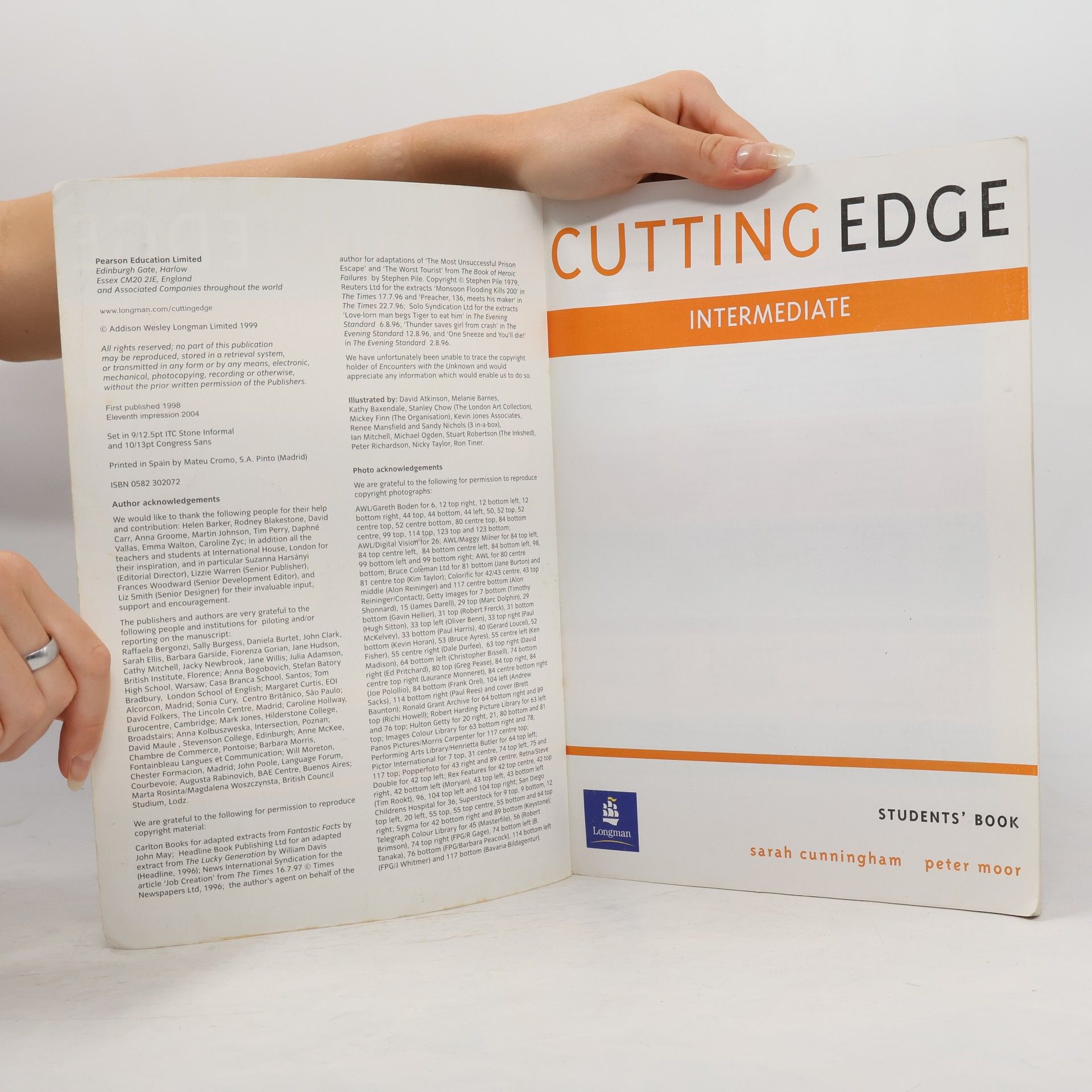 Sarah Cunningham Cutting Edge. Intermediate. Student's Book