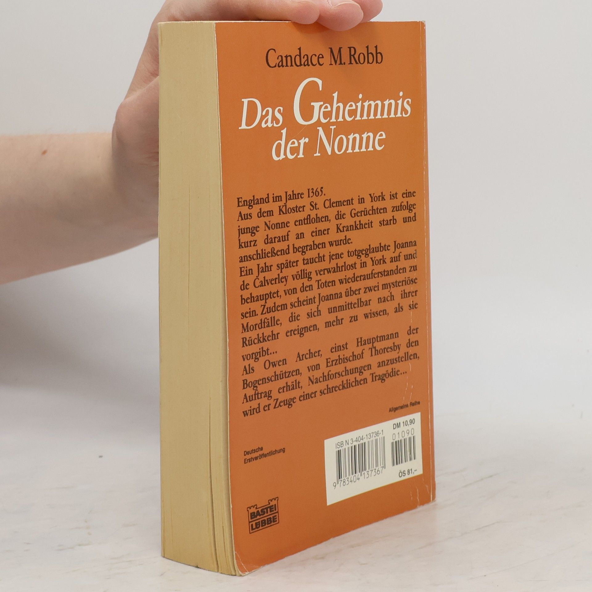 Candace M. Robb Das Geheimnis der Nonne
