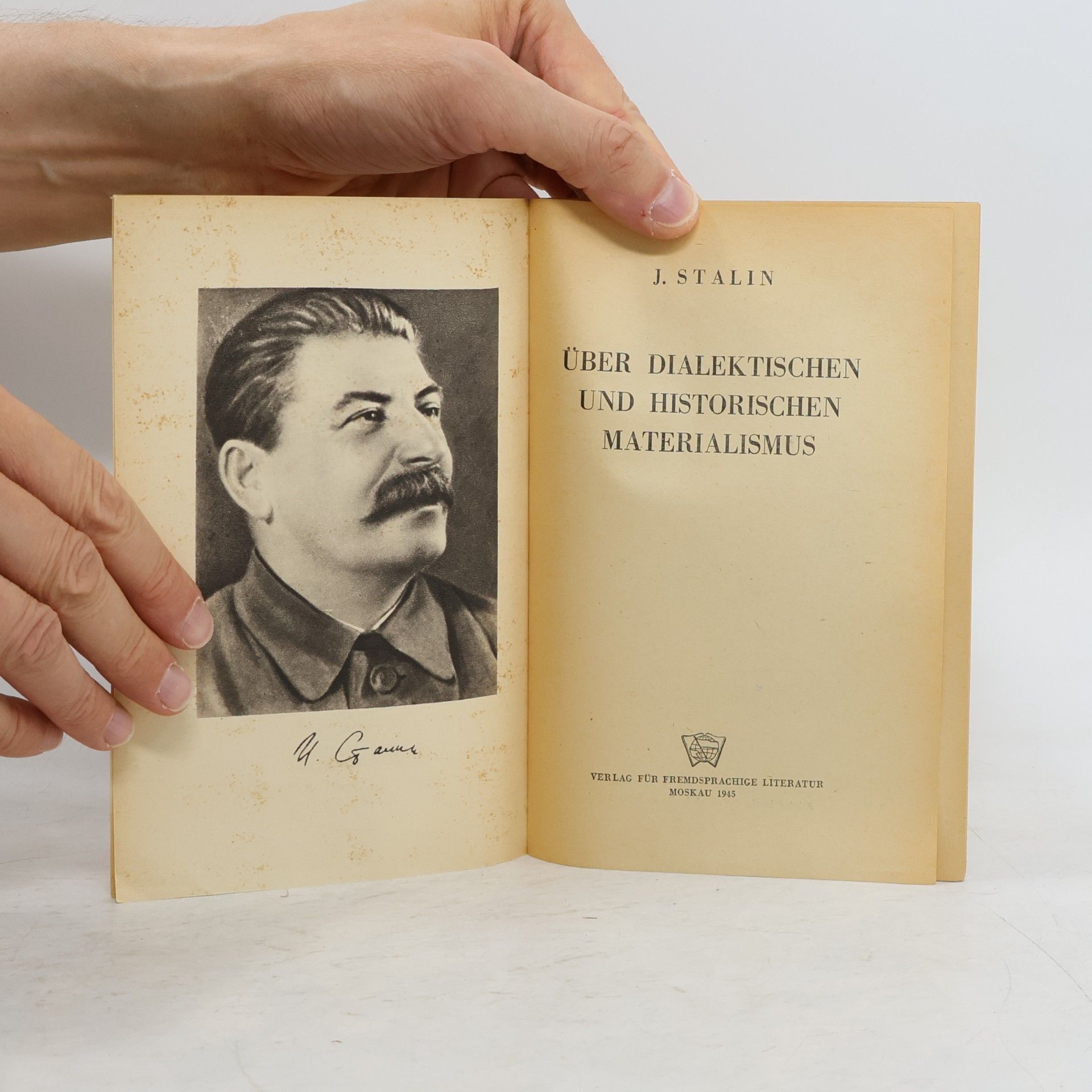 Josif Stalin Über dialektischen und historischen Materialismus