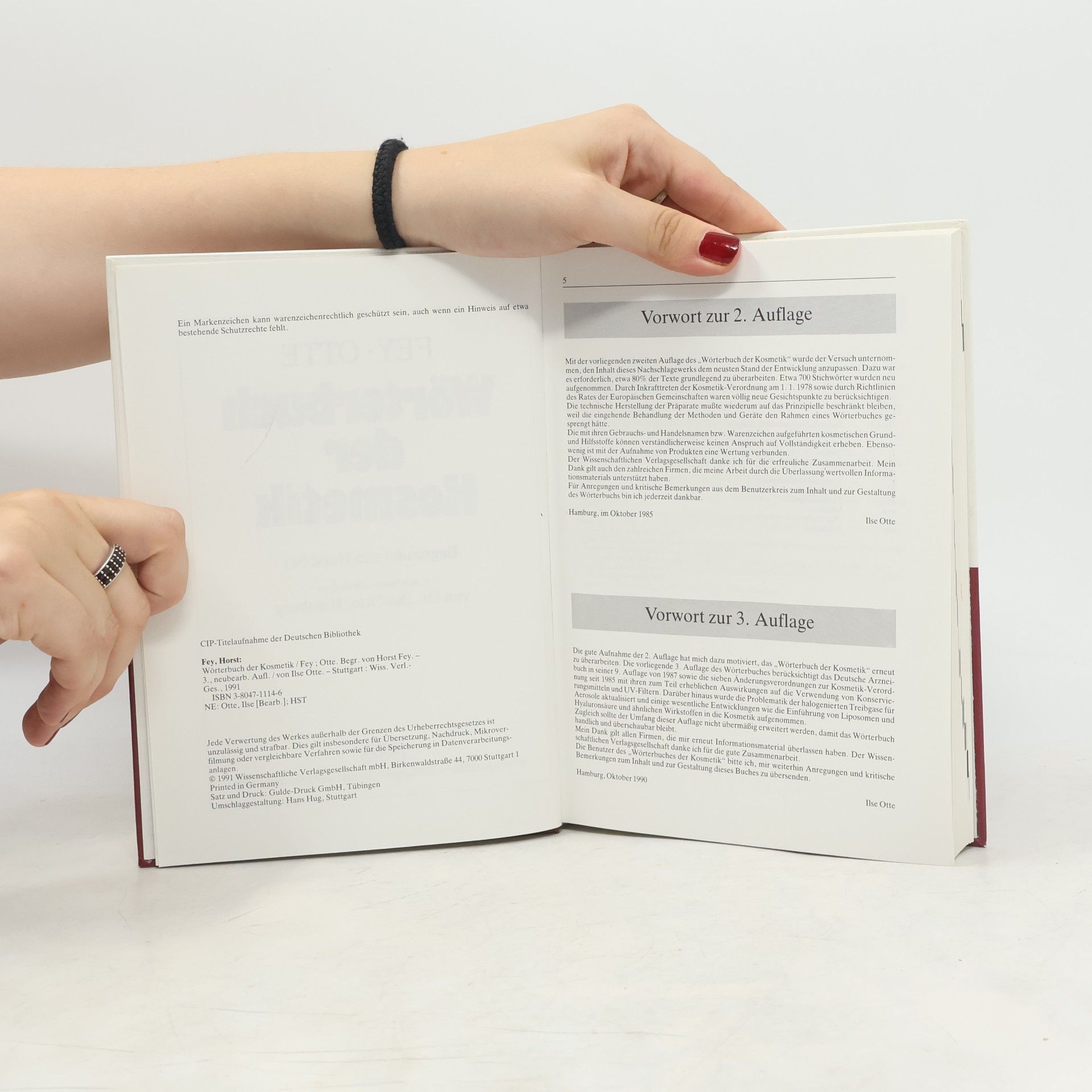 Horst Fey Wörterbuch der Kosmetik