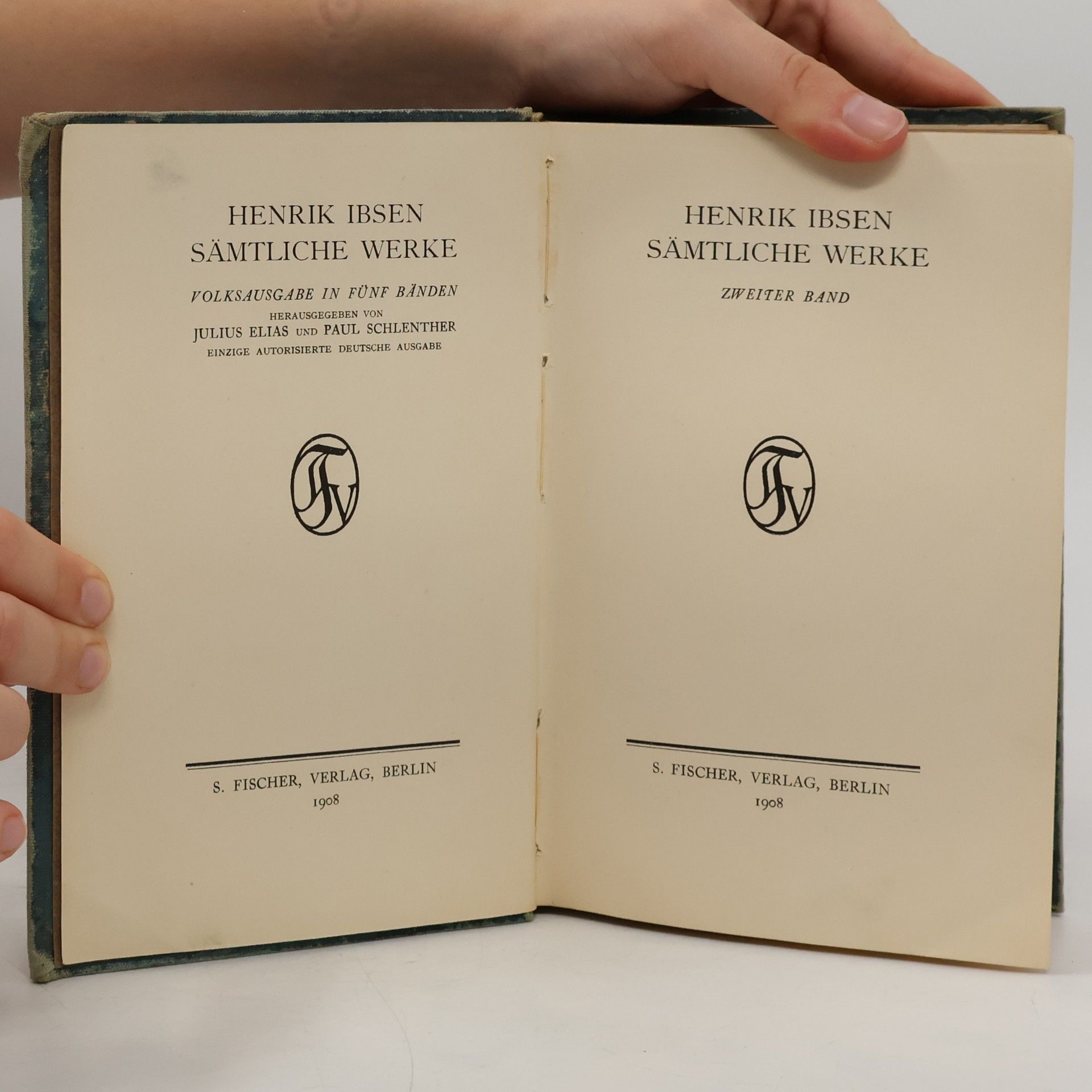 Henrik Ibsen Sämtliche Werke Volksausgabe in fünf Bänden. Band II