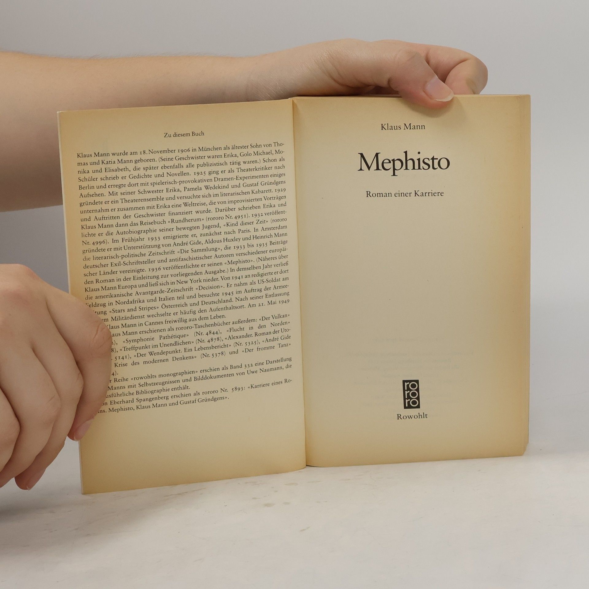 Klaus Mann Mephisto