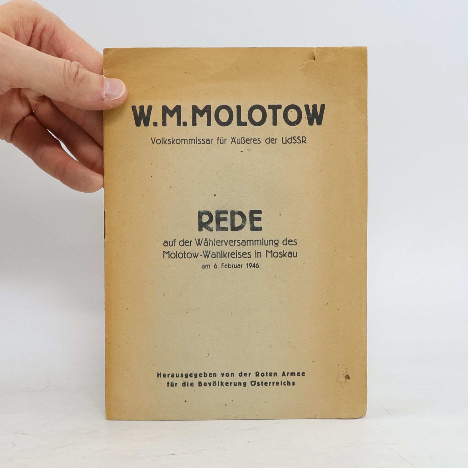 W.M. Molotow Rede