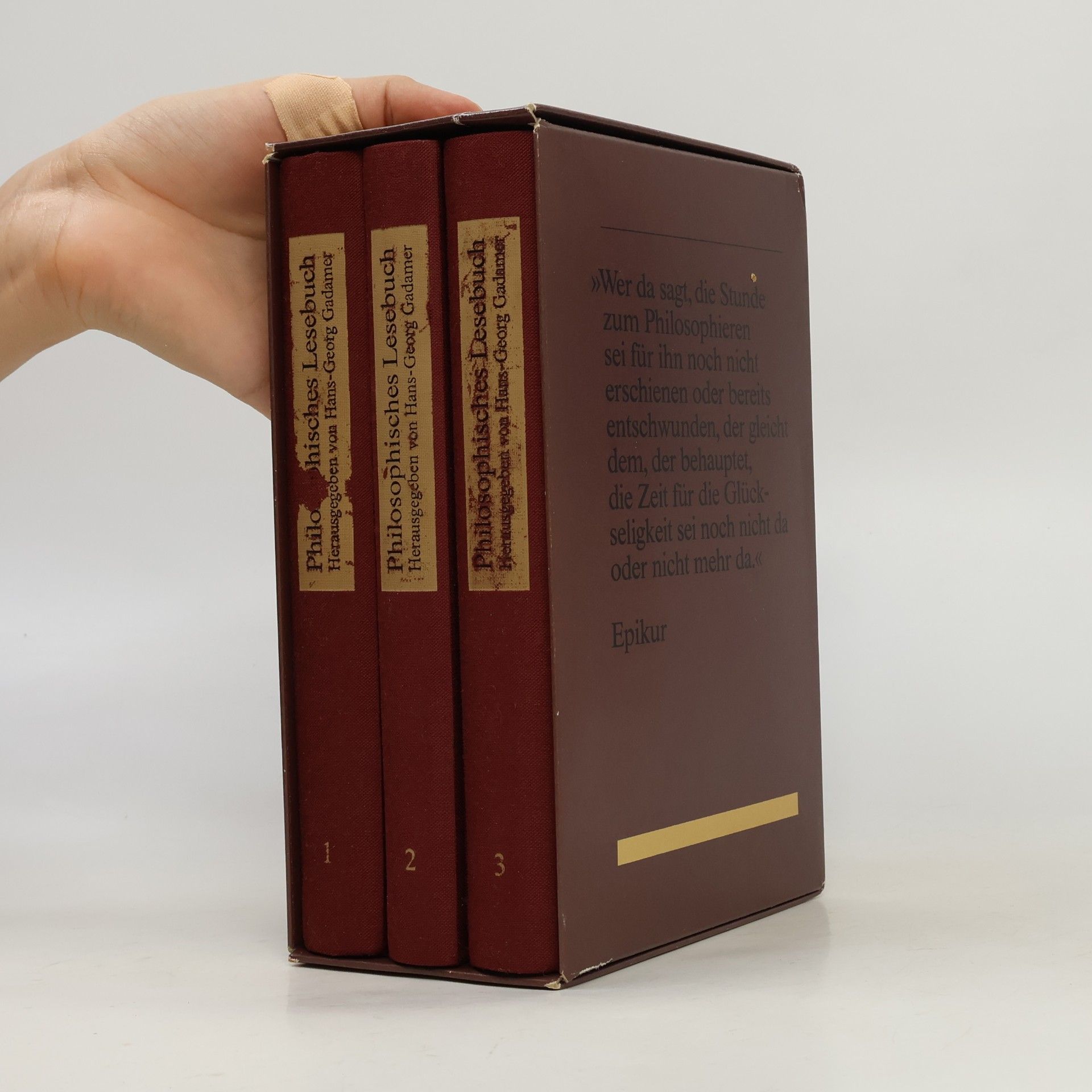 Hans-Georg Gadamer Philosophisches Lesebuch 1 - 3
