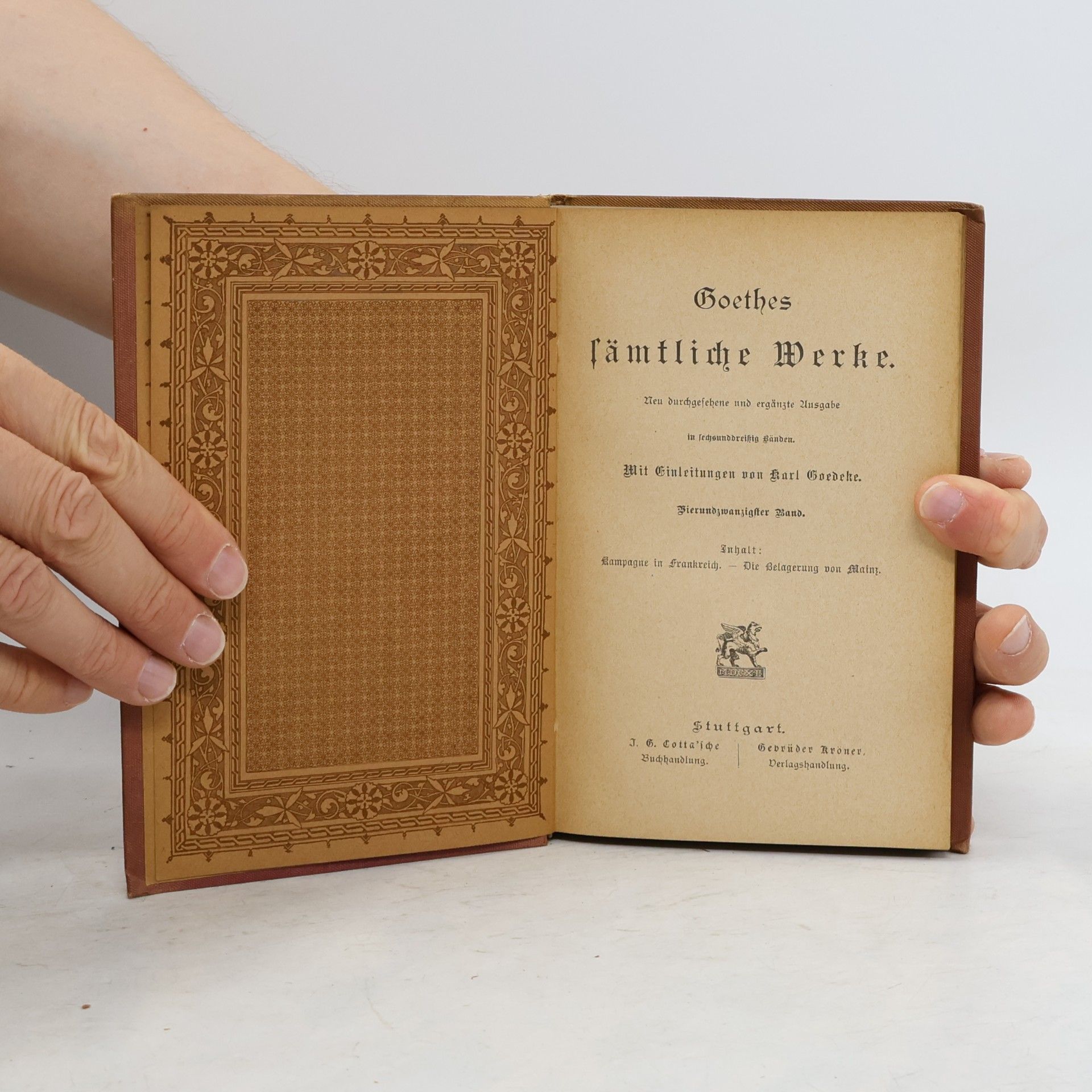 Johann Wolfgang von Goethe Goethes Sämtliche Werke