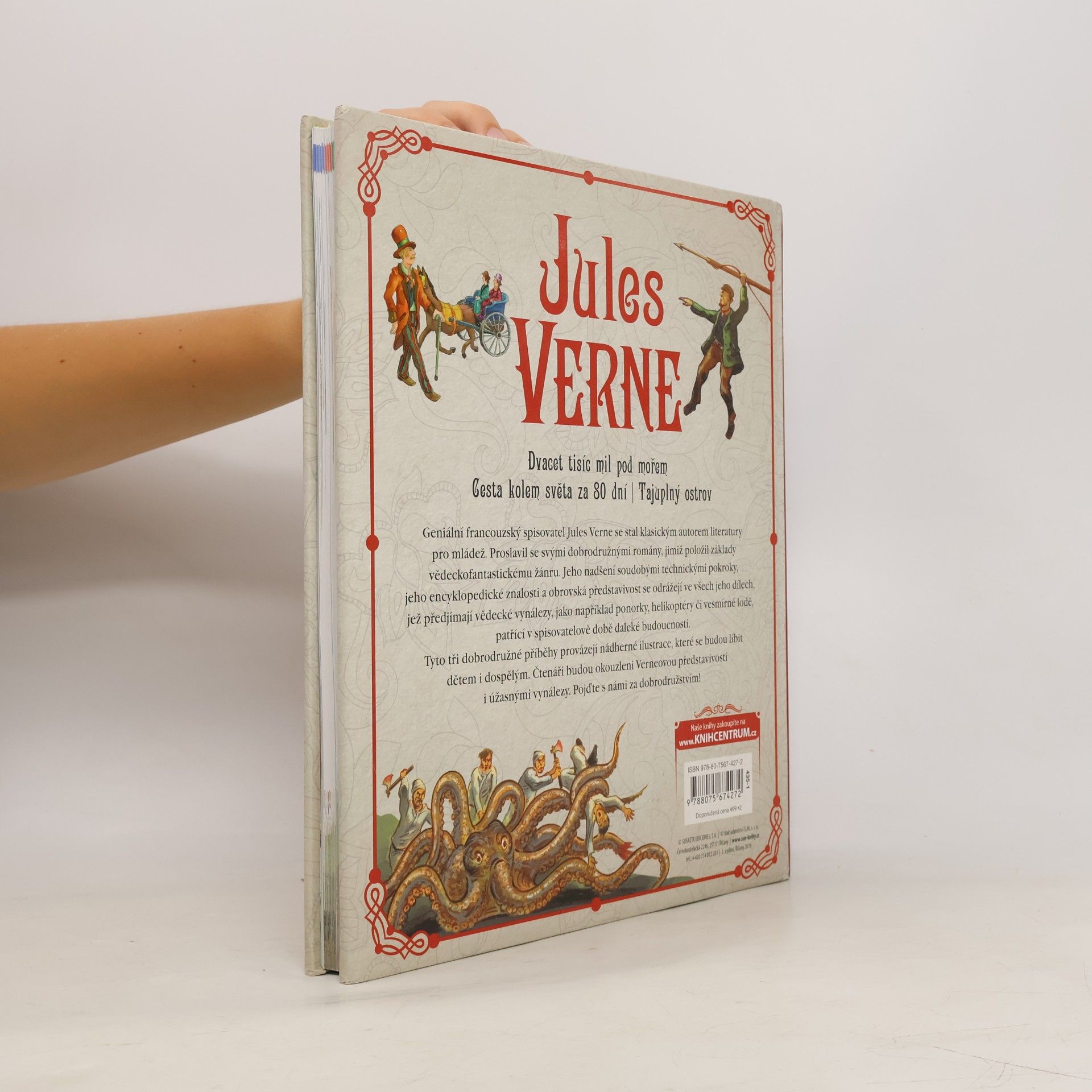 Jules Verne Dvacet tisíc mil pod mořem. Cesta kolem světa za 80 dní. Tajuplný ostrov