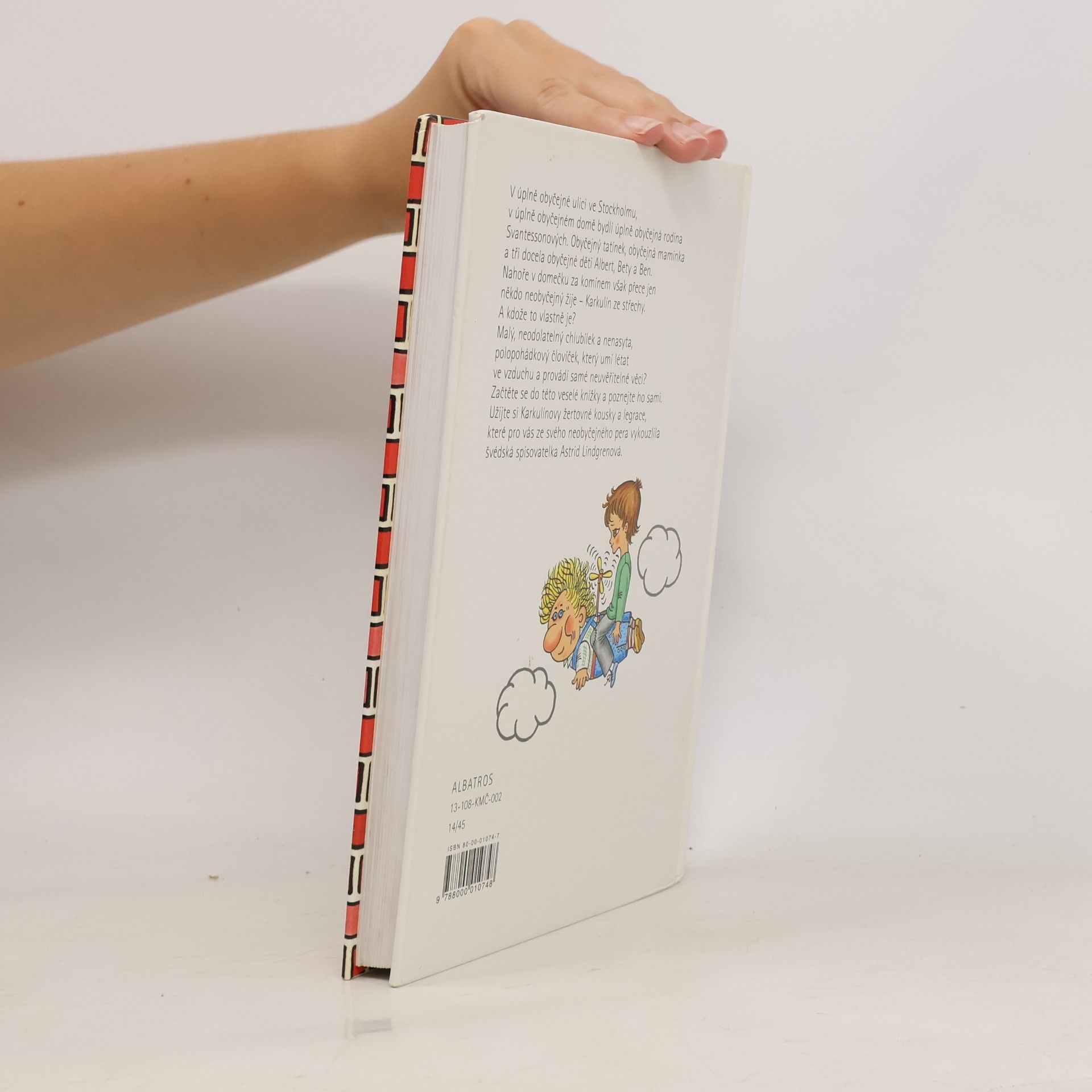 Astrid Lindgren Karkulín ze střechy