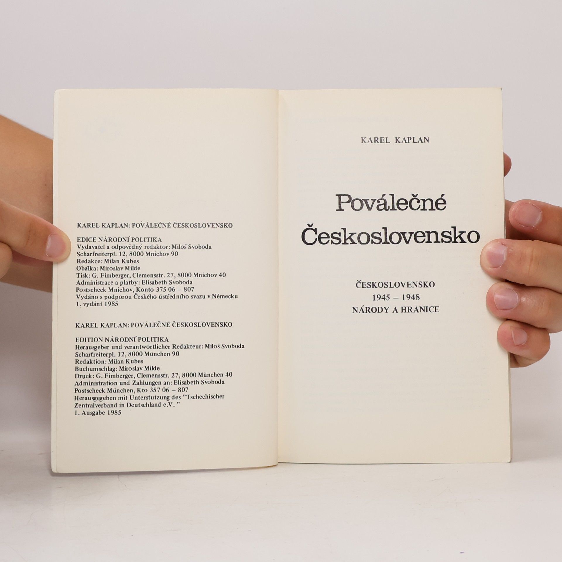 Karel Kaplan Poválečné Československo
