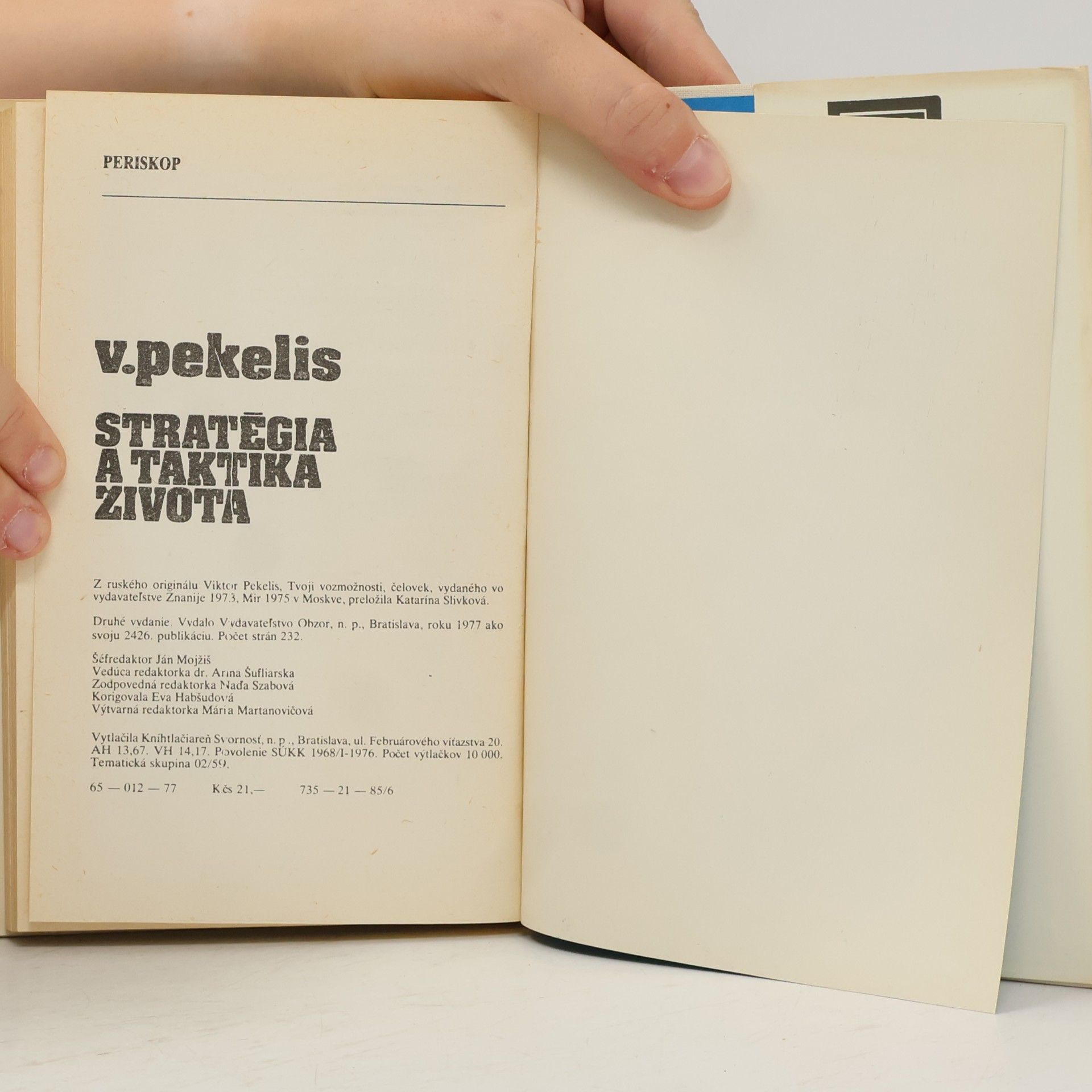 Pekelis Viktor Stratégia a taktika života