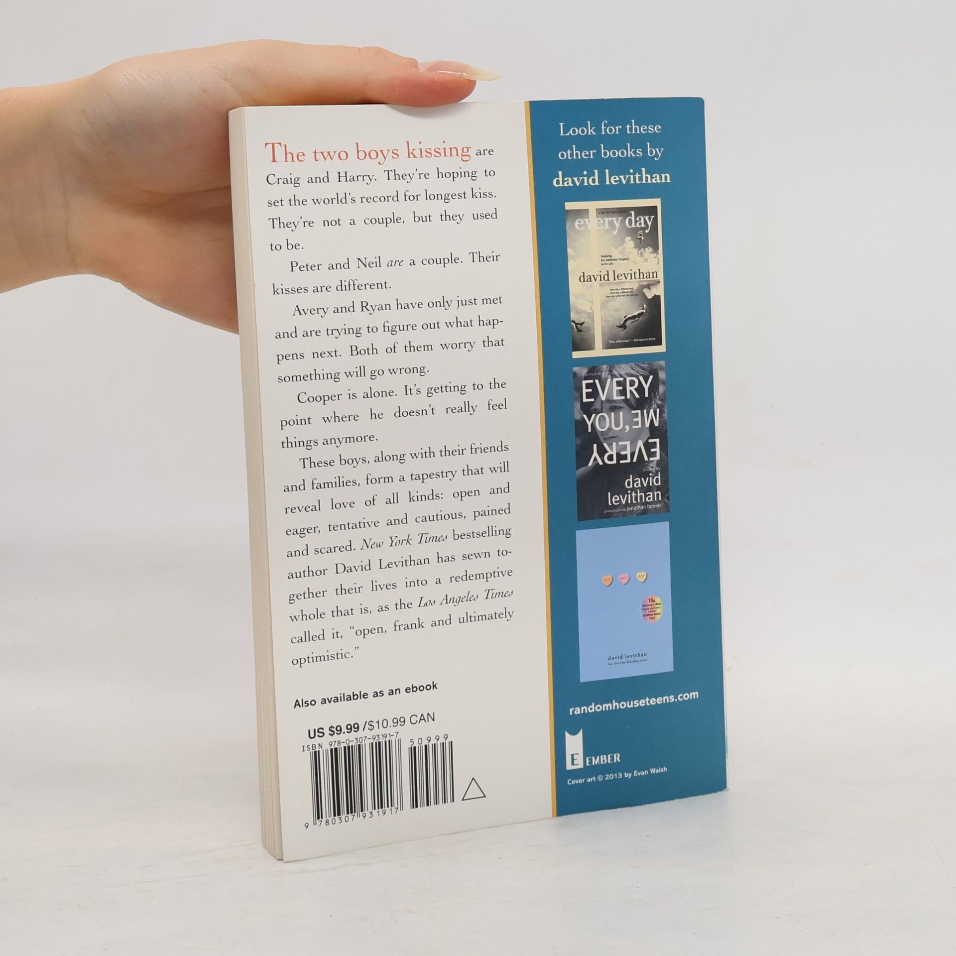 David Levithan Two Boys Kissing. Two Boys Kissing - Jede Sekunde zählt, englische Ausgabe