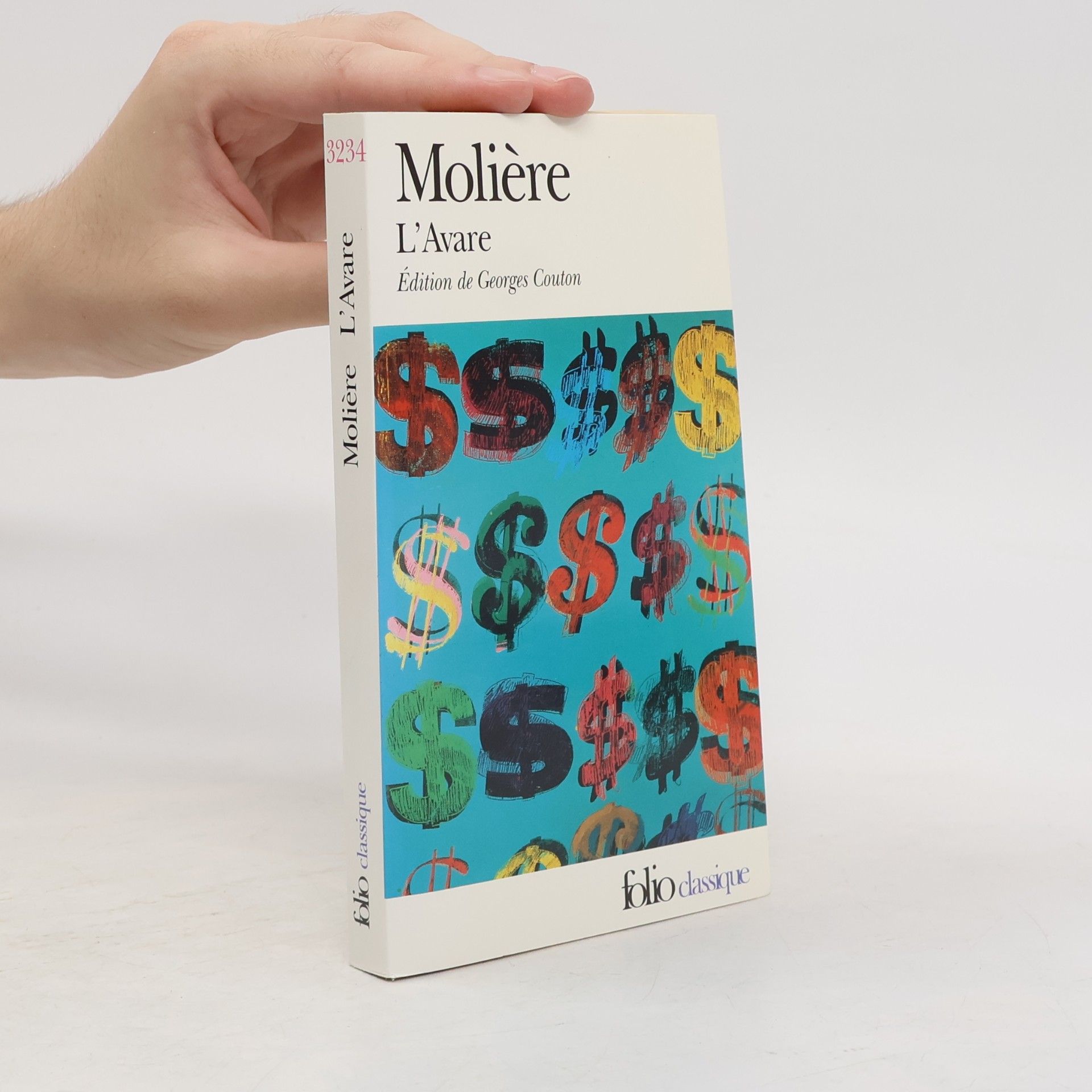 Molière L' Avare. Der Geizige, französische Ausgabe
