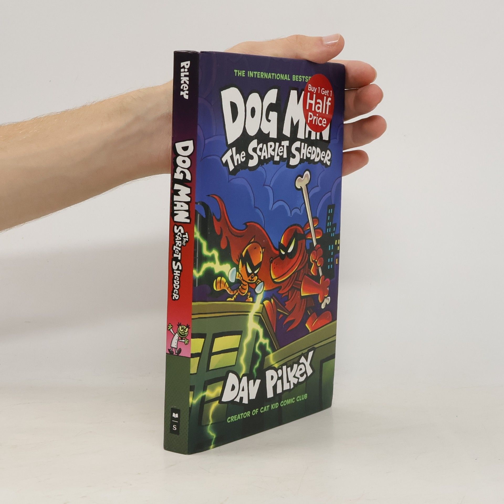 Dav Pilkey Dog Man 12: The Scarlet Shedder