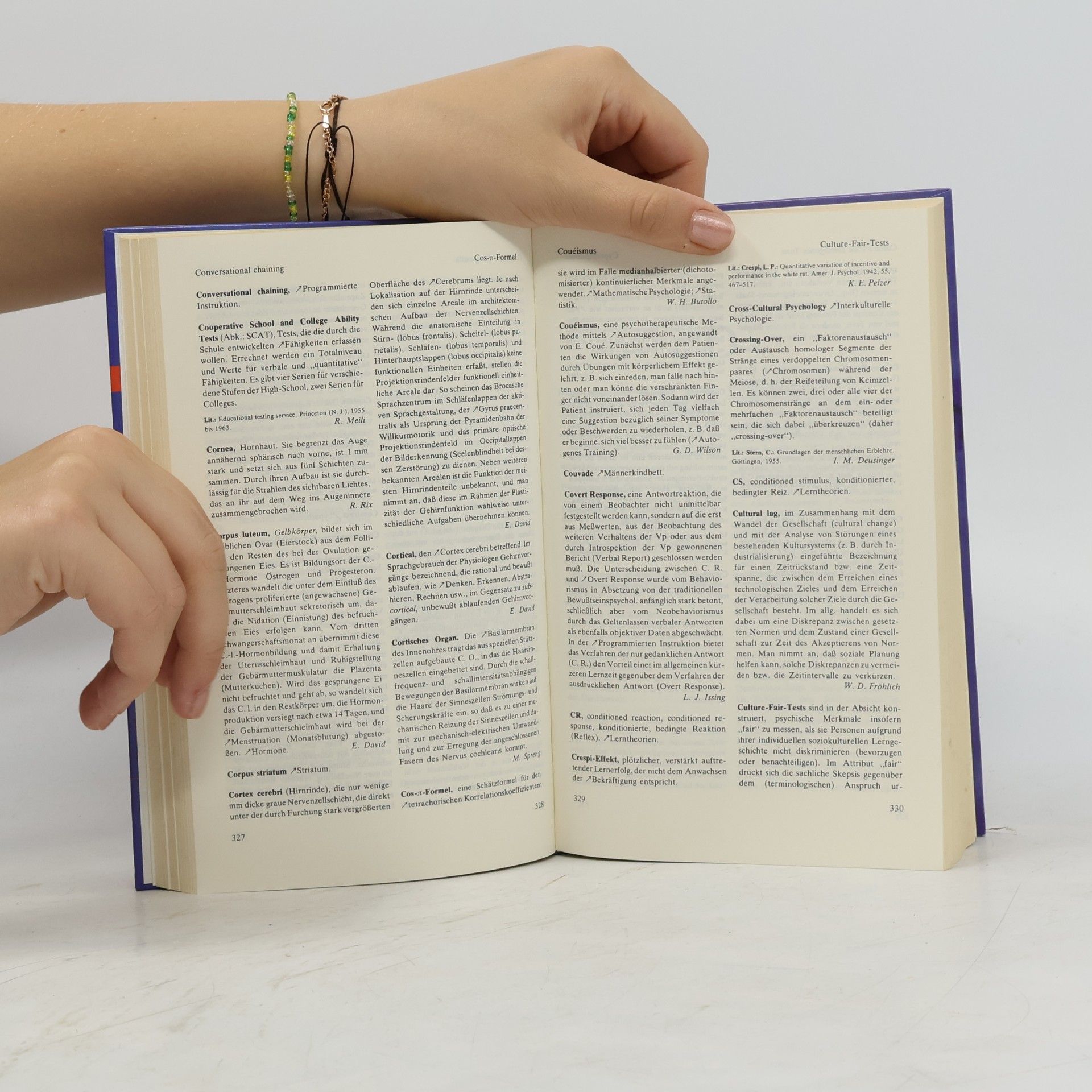 Arnold Eysenck Meili Lexikon der Psychologie. Band 1