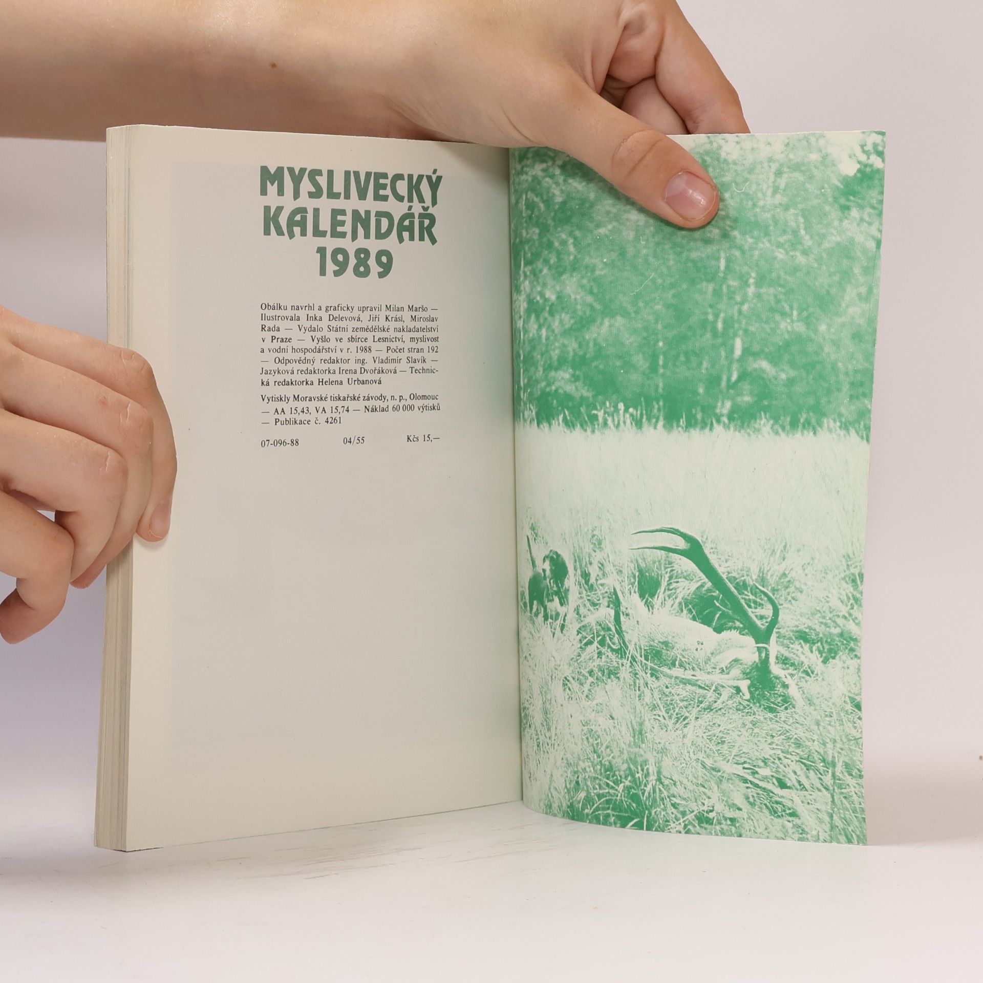 Autores varios Myslivecký kalendář 1989