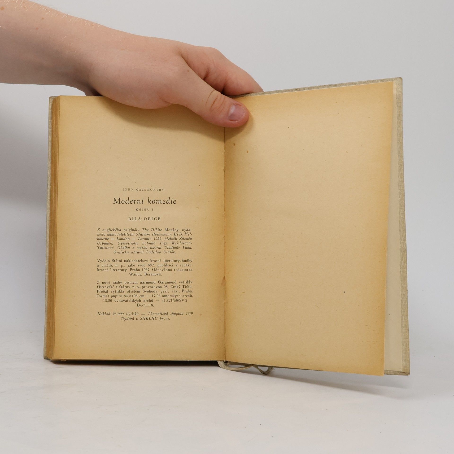 John Galsworthy Moderní komedie 1