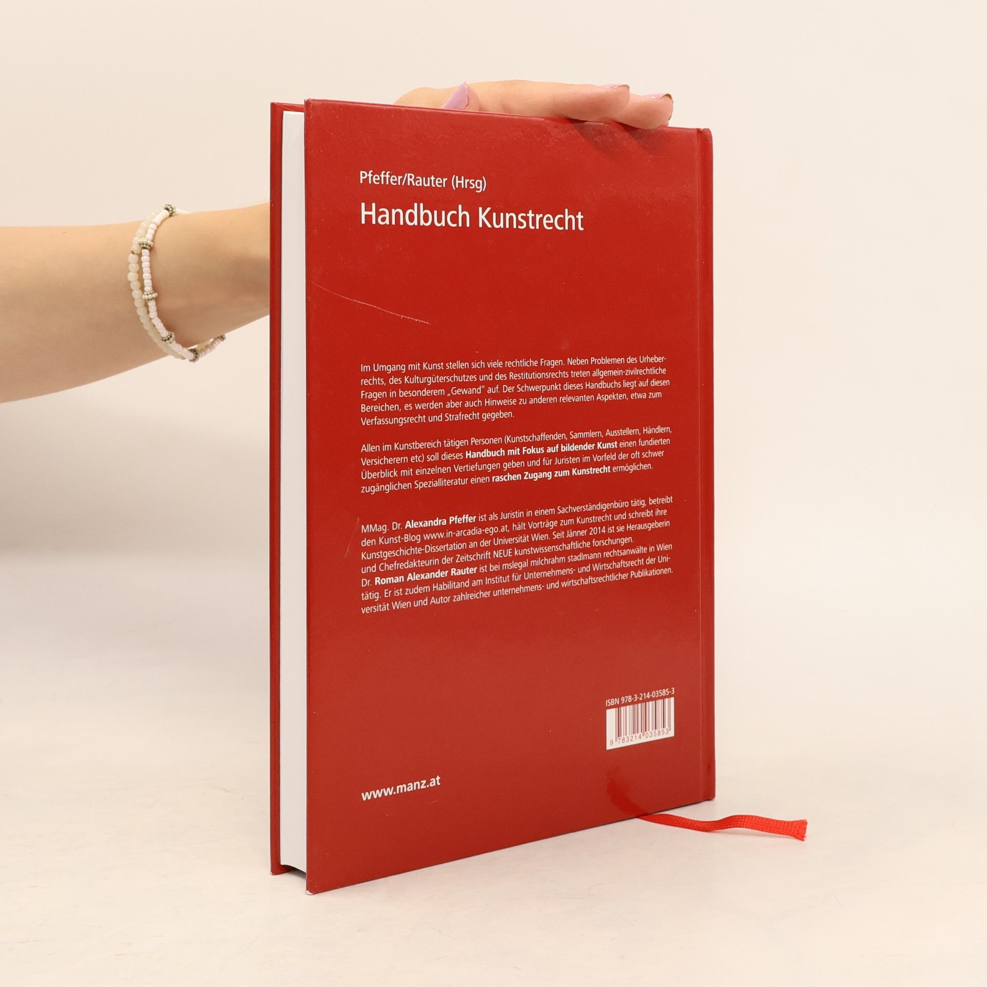 Alexandra Pfeffer Handbuch Kunstrecht