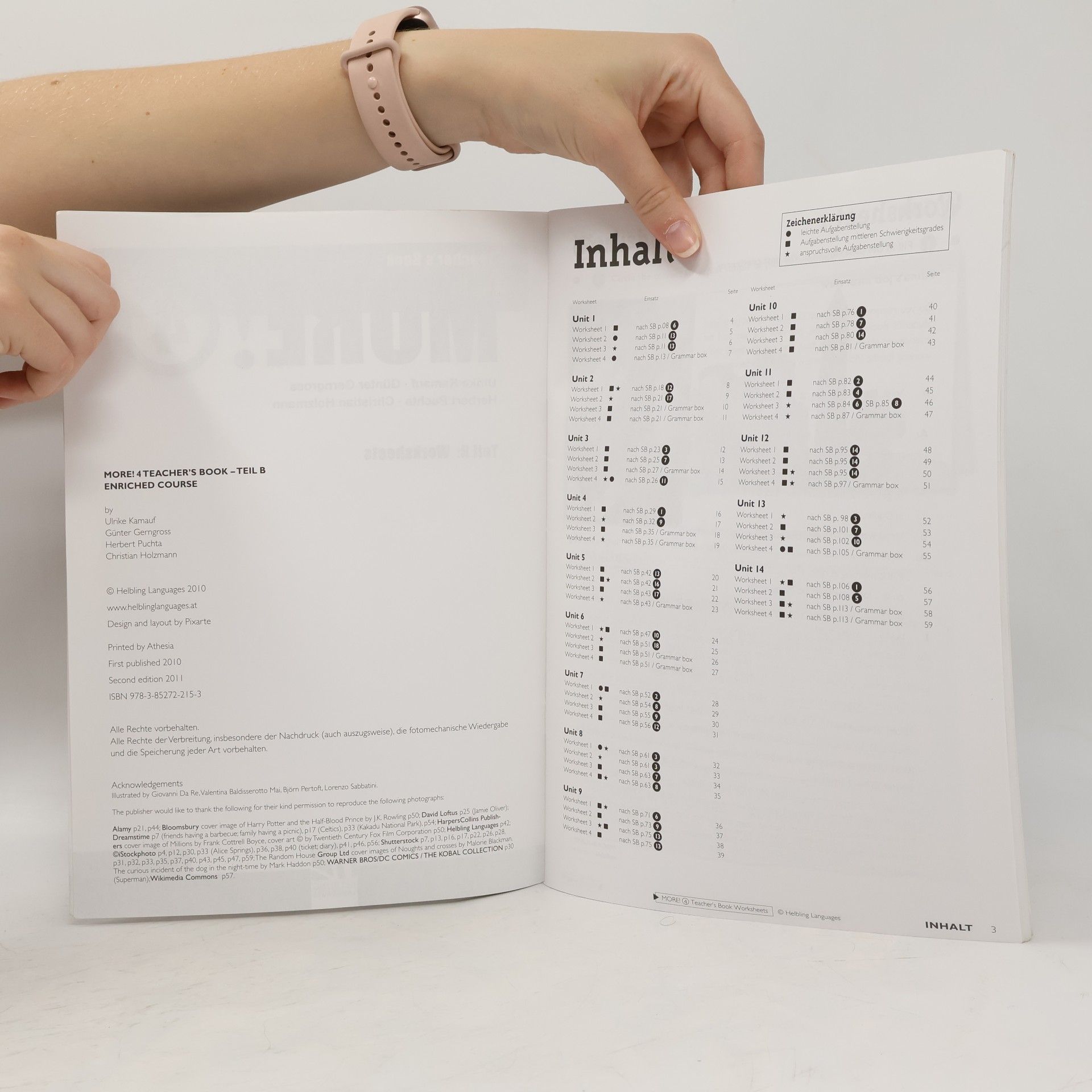 Autorenkollektiv More! Teacher's Book. Tiel B: Worksheets
