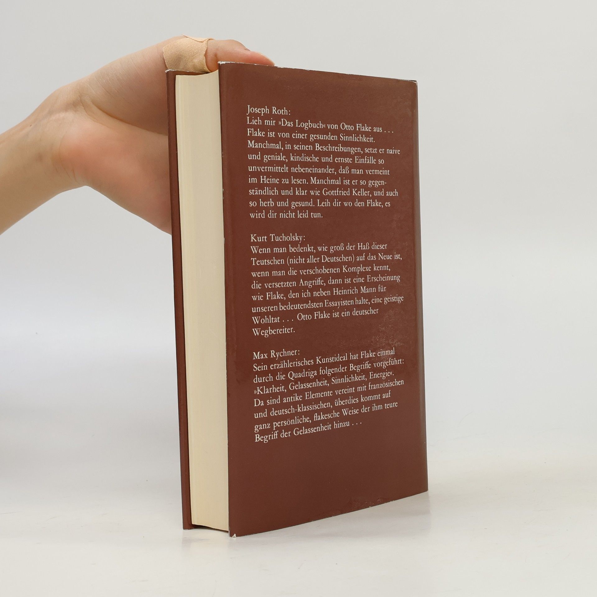 Otto Flake Das Logbuch