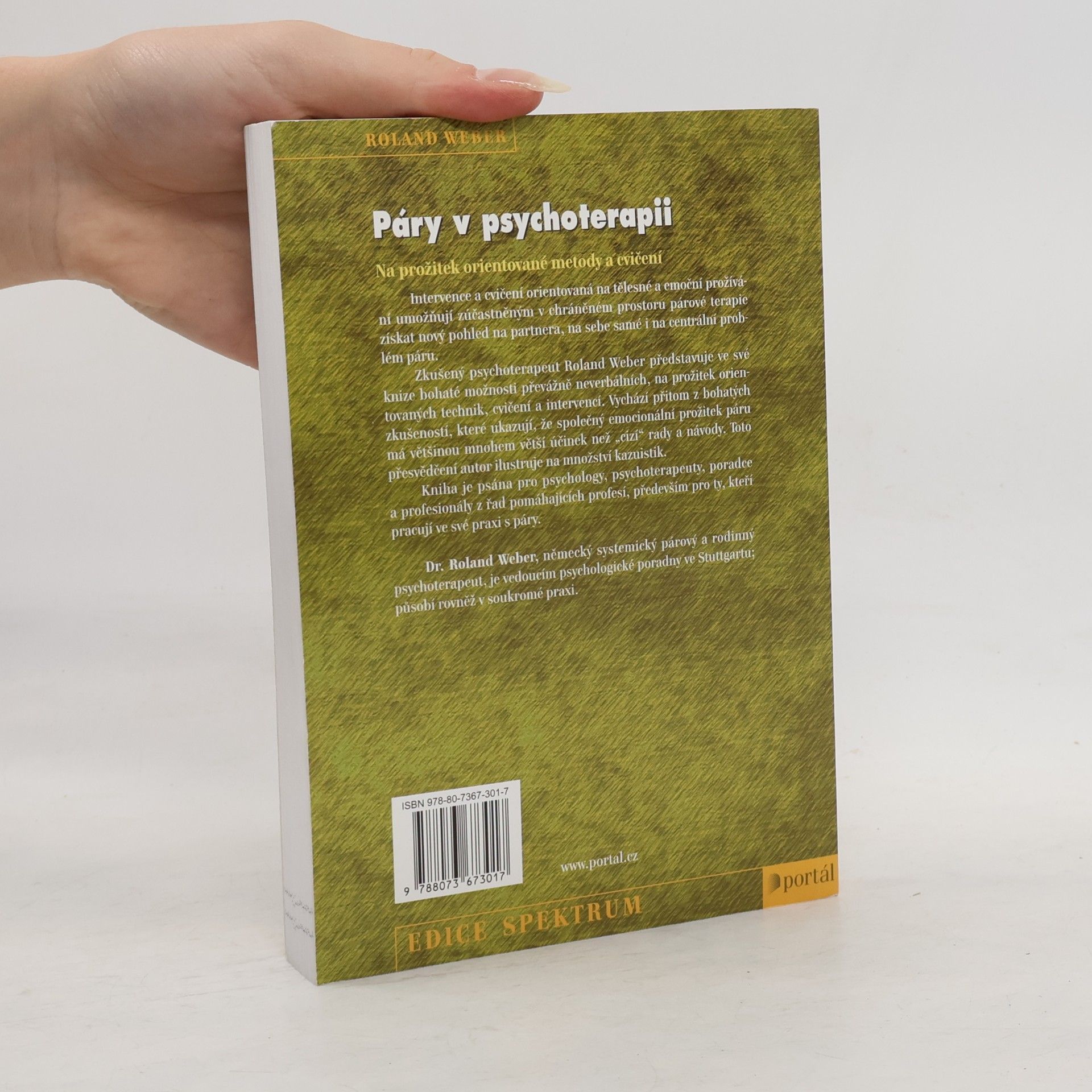 Roland Weber Páry v psychoterapii. Na prožitek orientované metody a cvičení