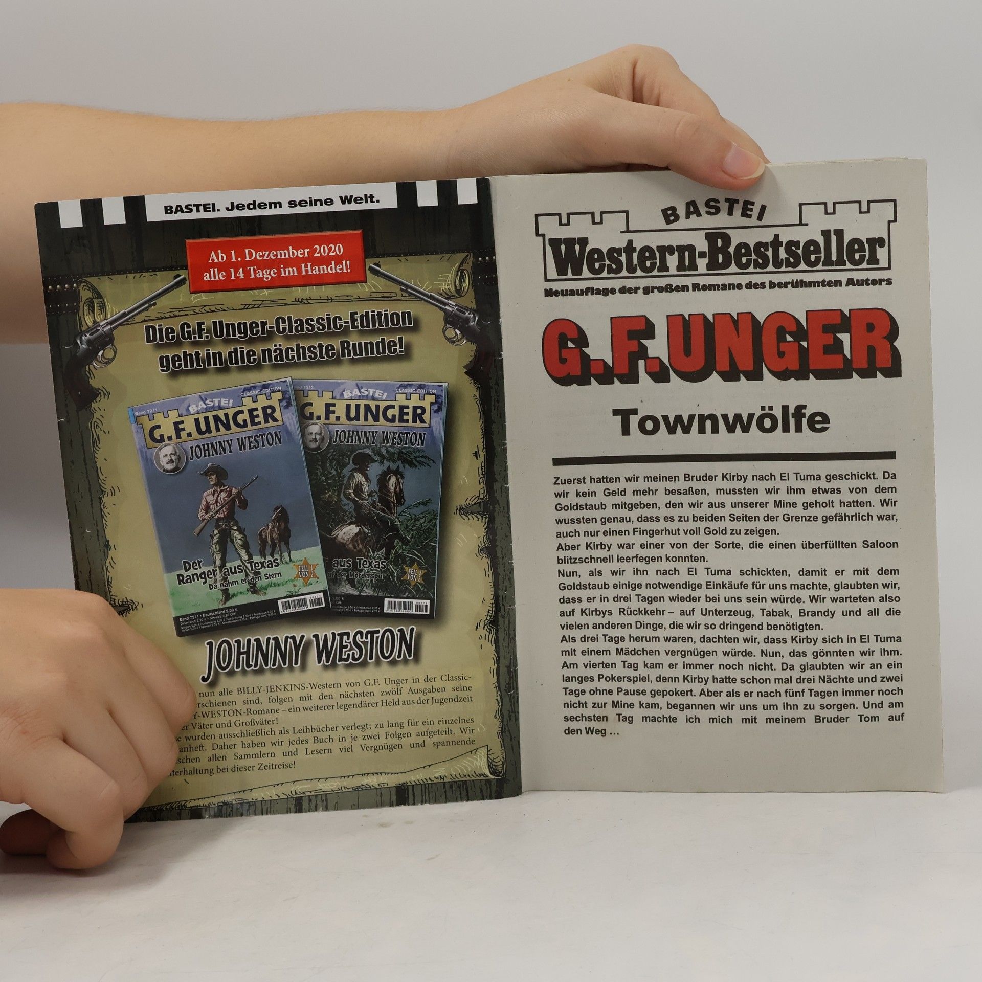 Gert F. Unger Western-Bestseller, Band 2490. Townwölfe