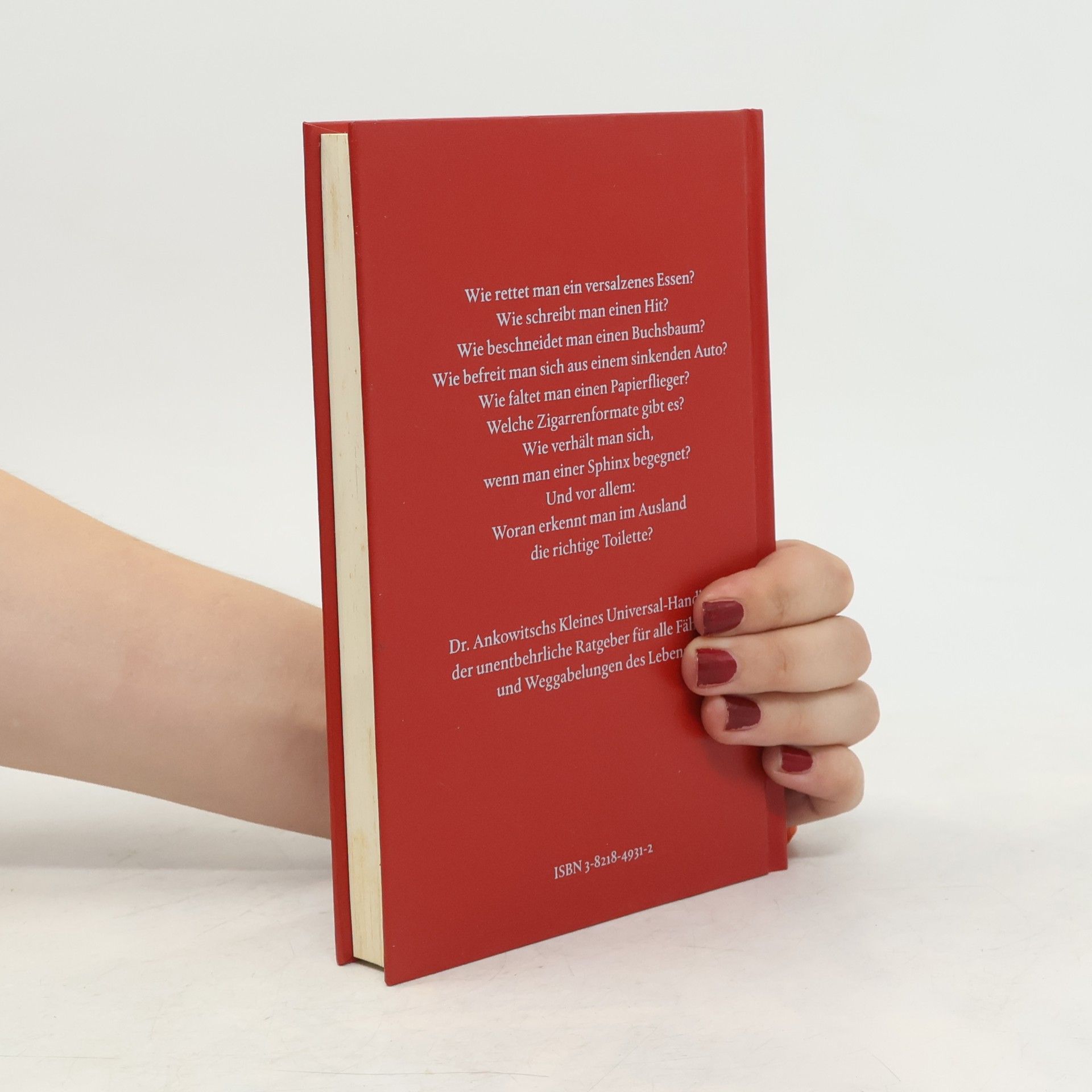 Christian Ankowitsch Dr. Ankowitschs Kleines Universal-Handbuch