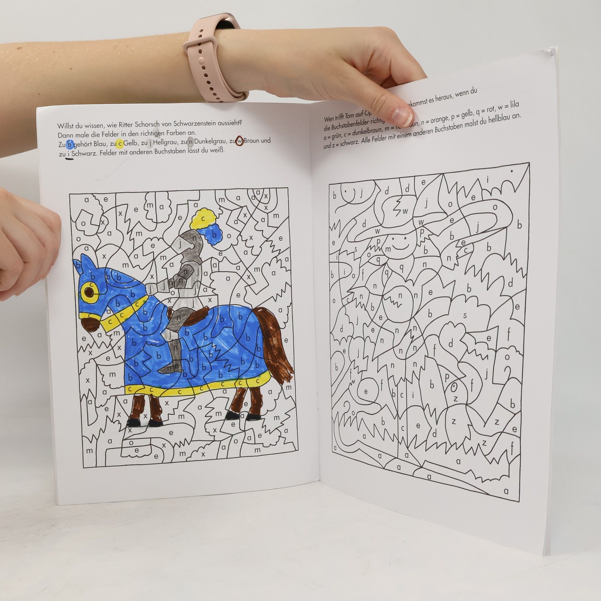 Irmtraud Guhe Malen nach Buchstaben
