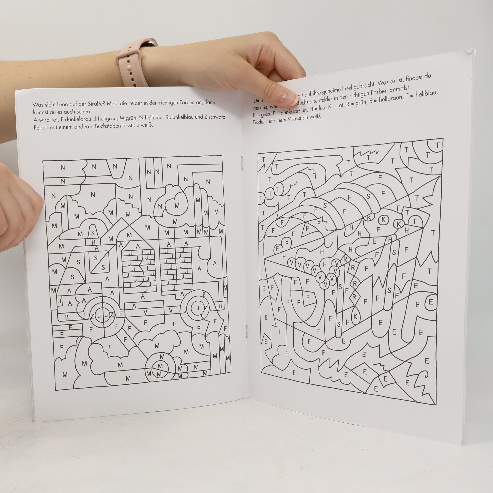 Irmtraud Guhe Malen nach Buchstaben